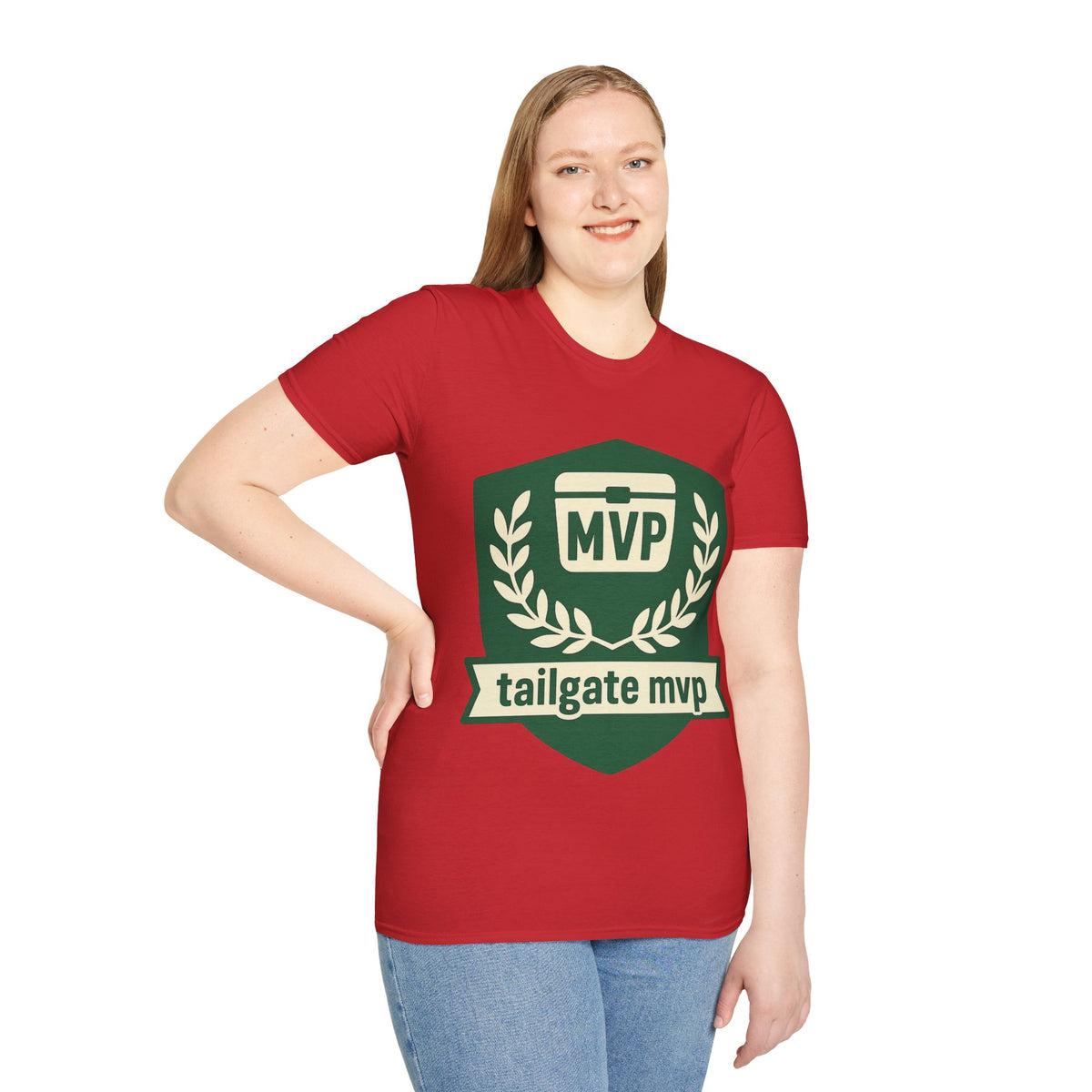 MVP Tailgate T-Shirt — Vintage Green MVP Badge Tee - Trending Now - August 2026