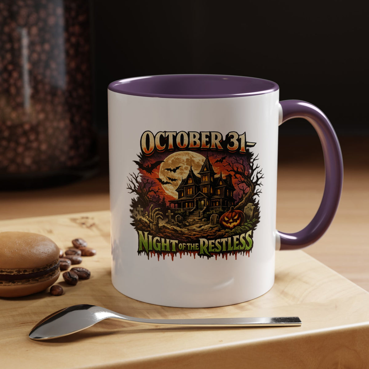 Halloween  October 31 Accent Coffee Mug