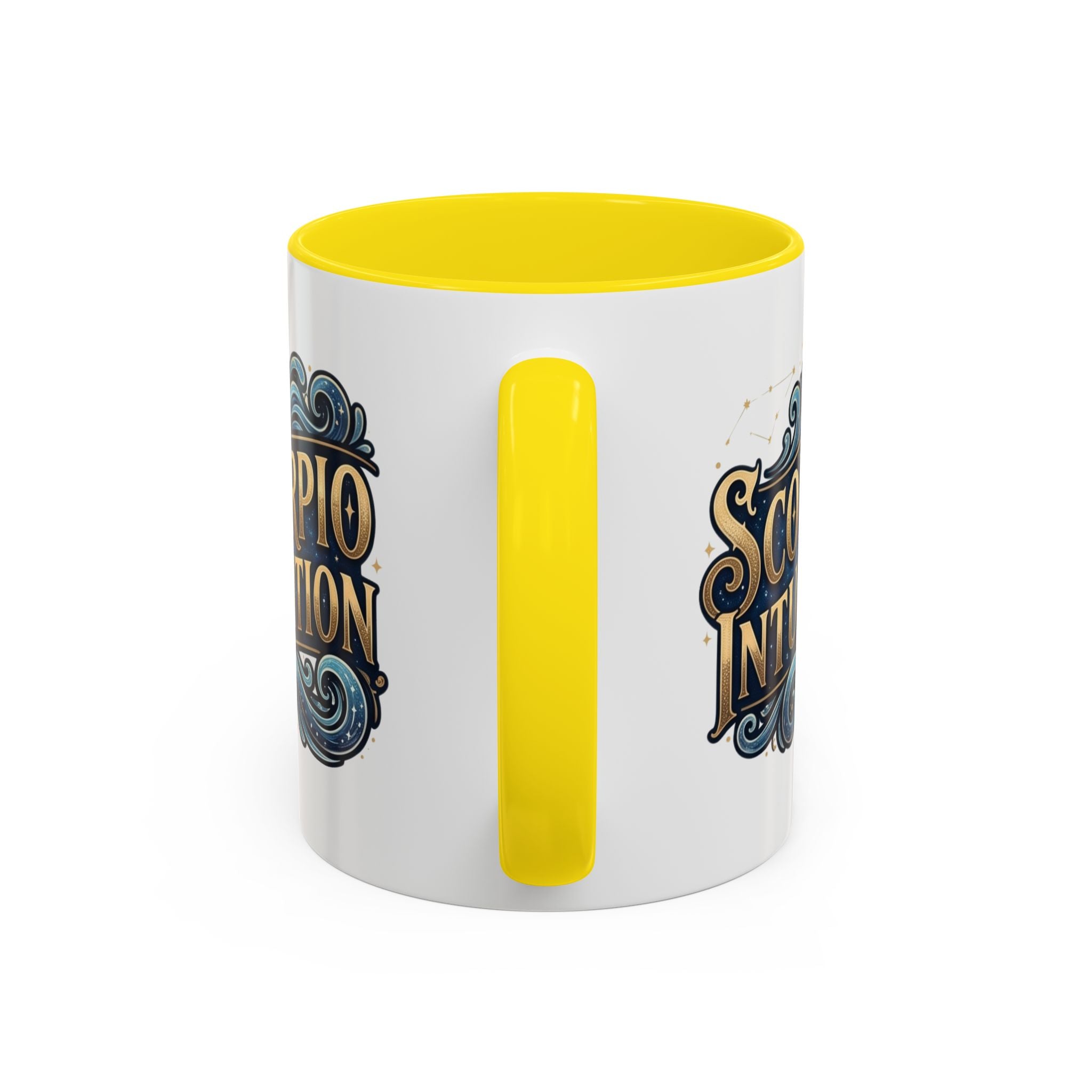 Scorpio Intuition Accent Coffee Mug — Zodiac Astrology Gift