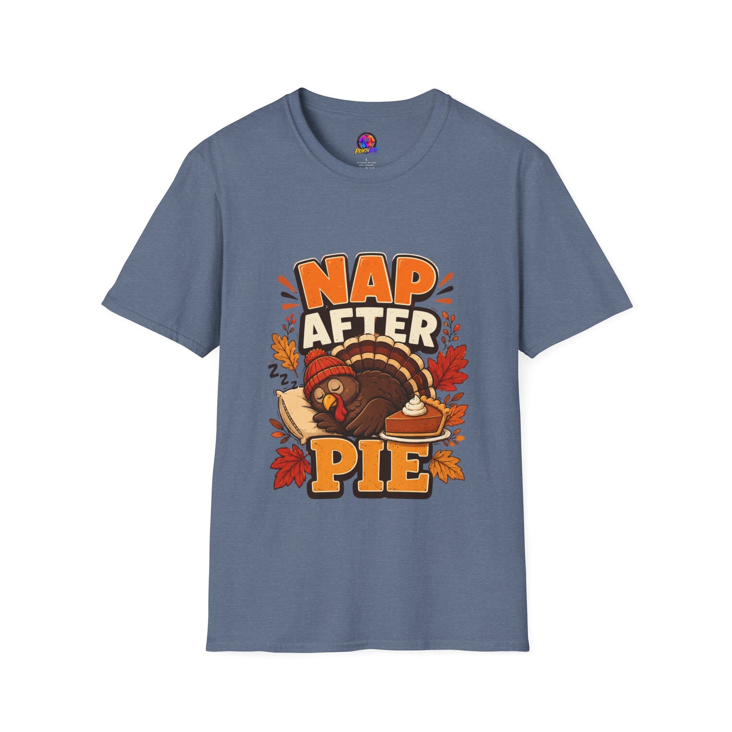 Nap After Pie T-Shirt — Funny Thanksgiving Turkey Tee