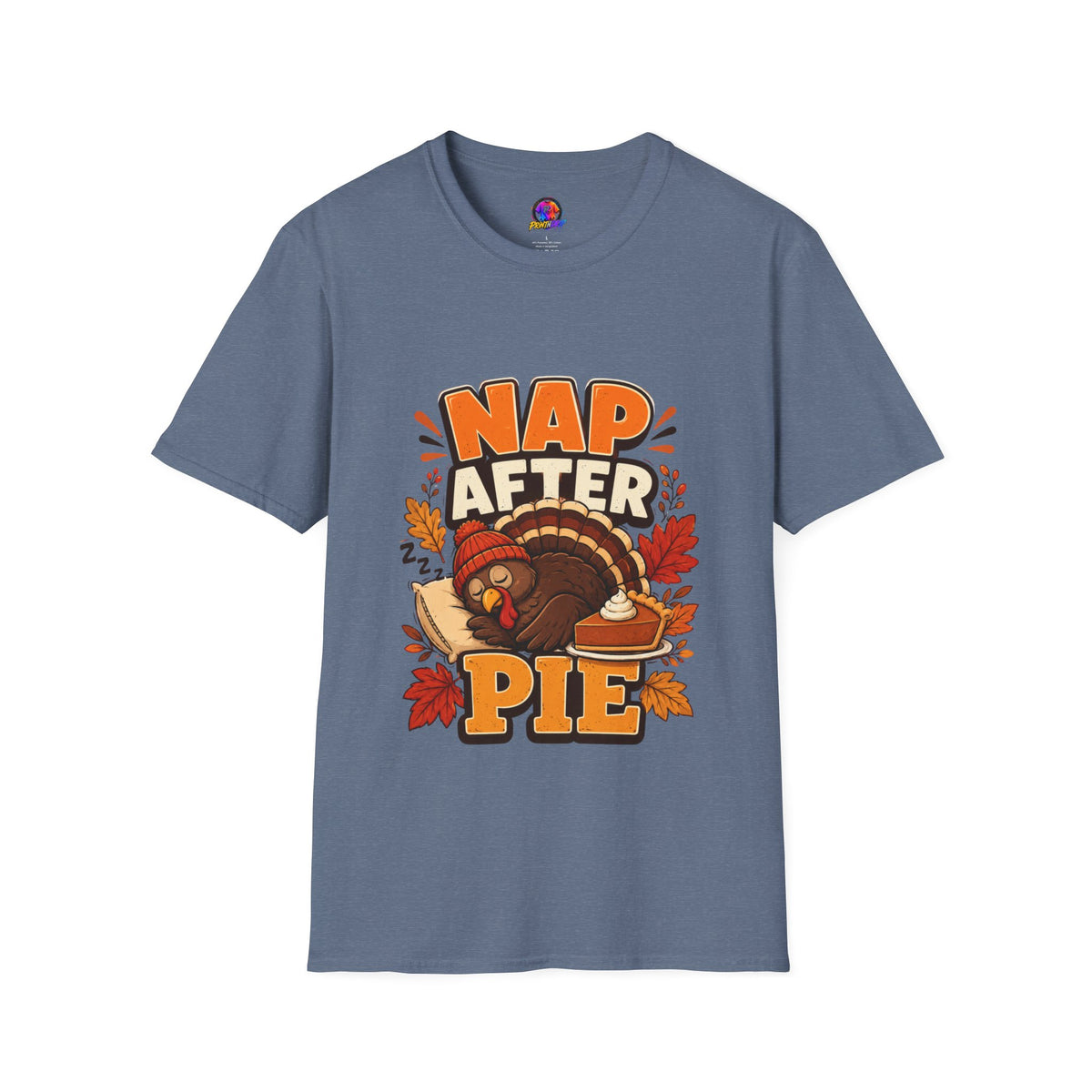 Thanksgiving T-Shirt Nap After Pie T-Shirt — Funny Thanksgiving Turkey Tee