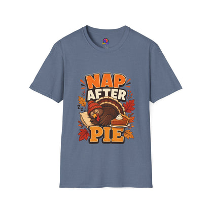 Nap After Pie T-Shirt — Funny Thanksgiving Turkey Tee