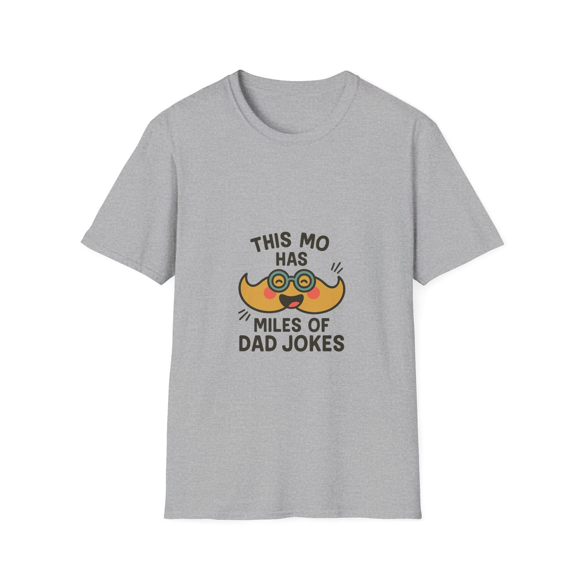 Dad Jokes T-Shirt — "This Mo Has Miles of Dad Jokes" Funny Father’s Day Tee - Trending Now - October 2026