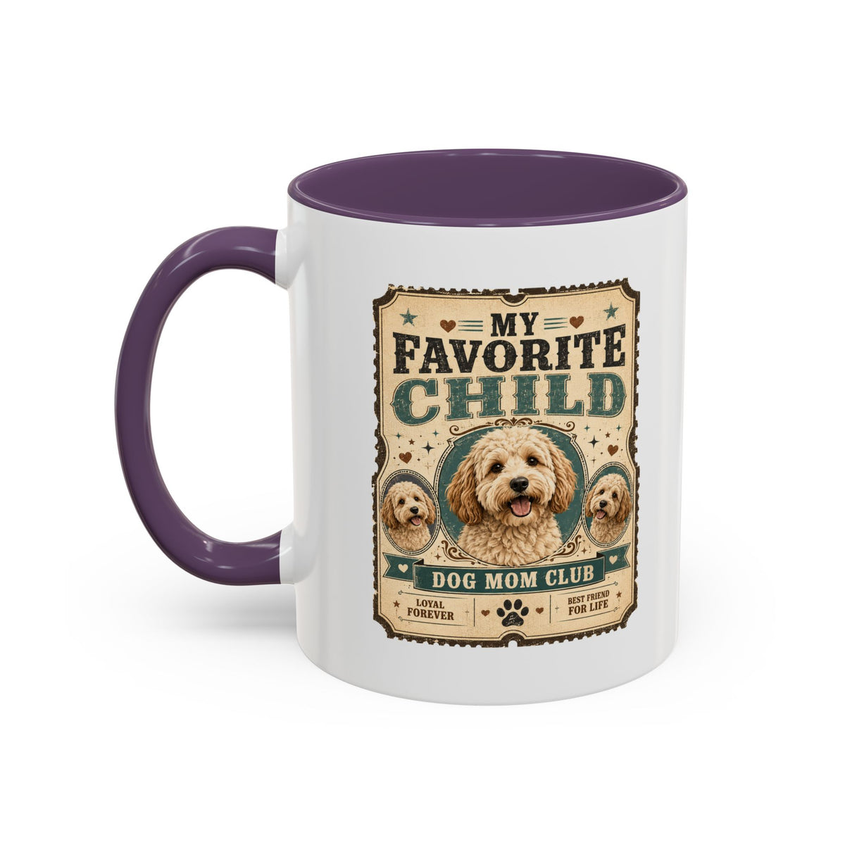 Milo Bailey Dog Dad Mom My Favorite Child Dog Mom Coffee Mug — Funny Dog Mom Gift