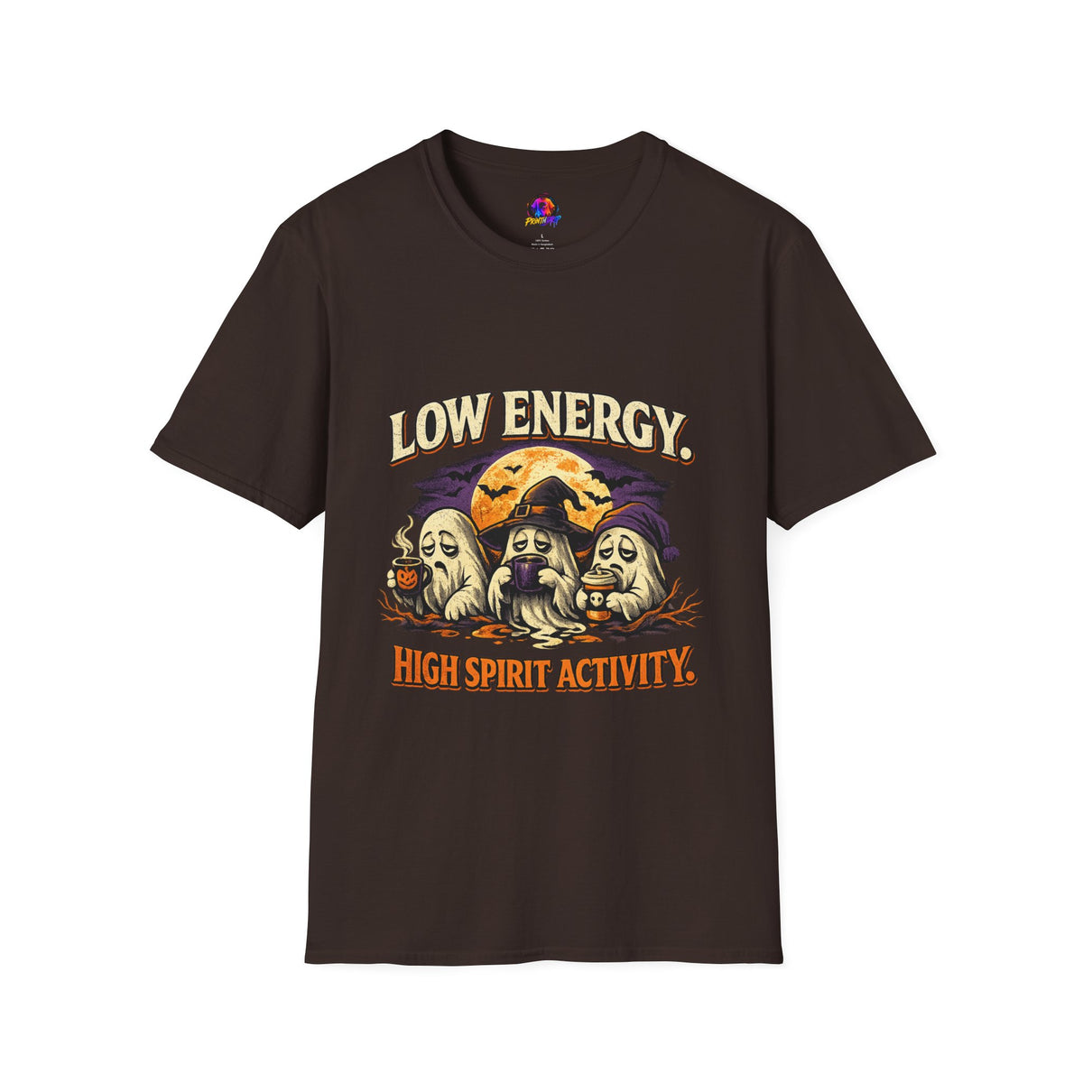 Halloween Low Energy High Spirit Unisex Softstyle T-Shirt