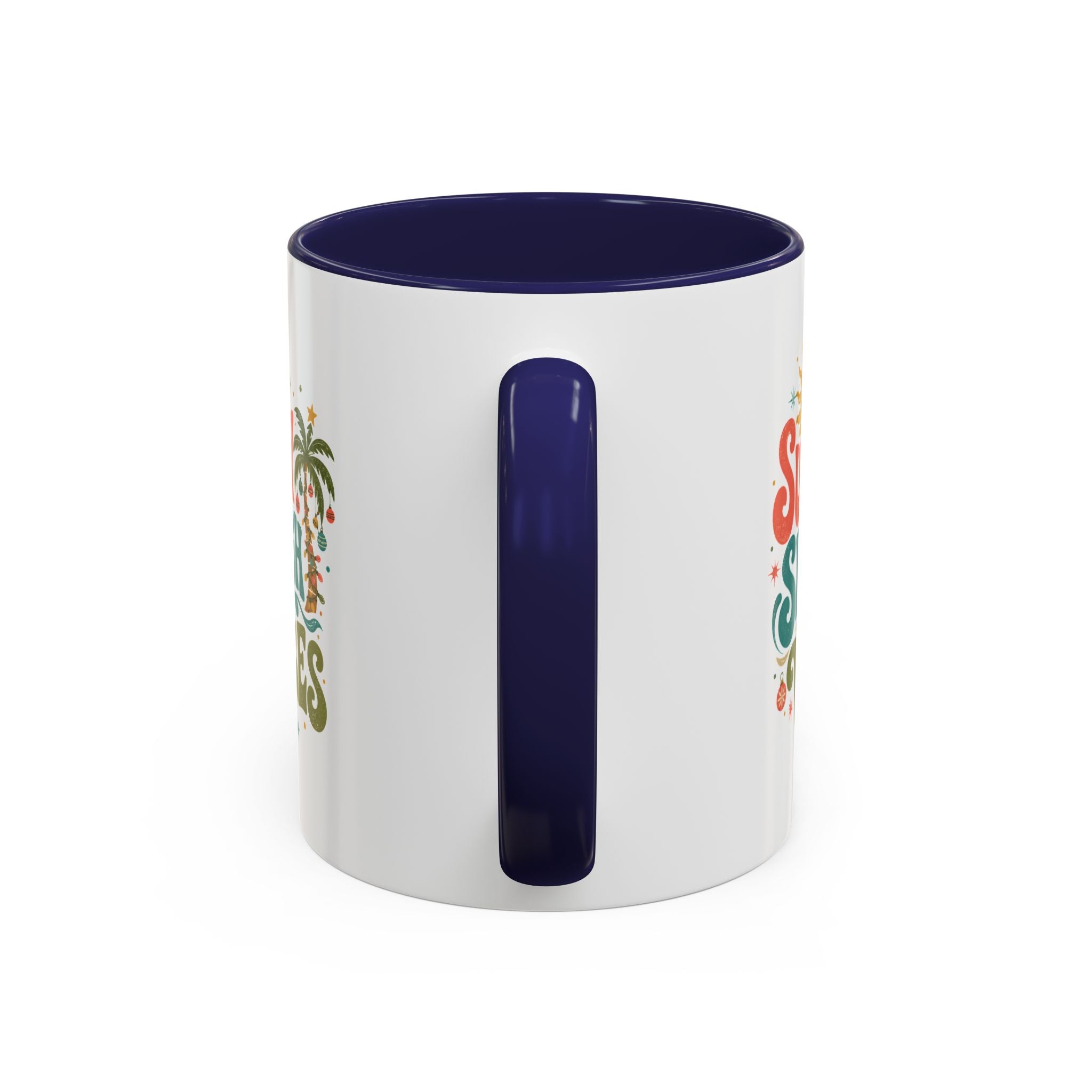 Modern Day Christmas Sunny Sleigh Vibes Coffee Mug