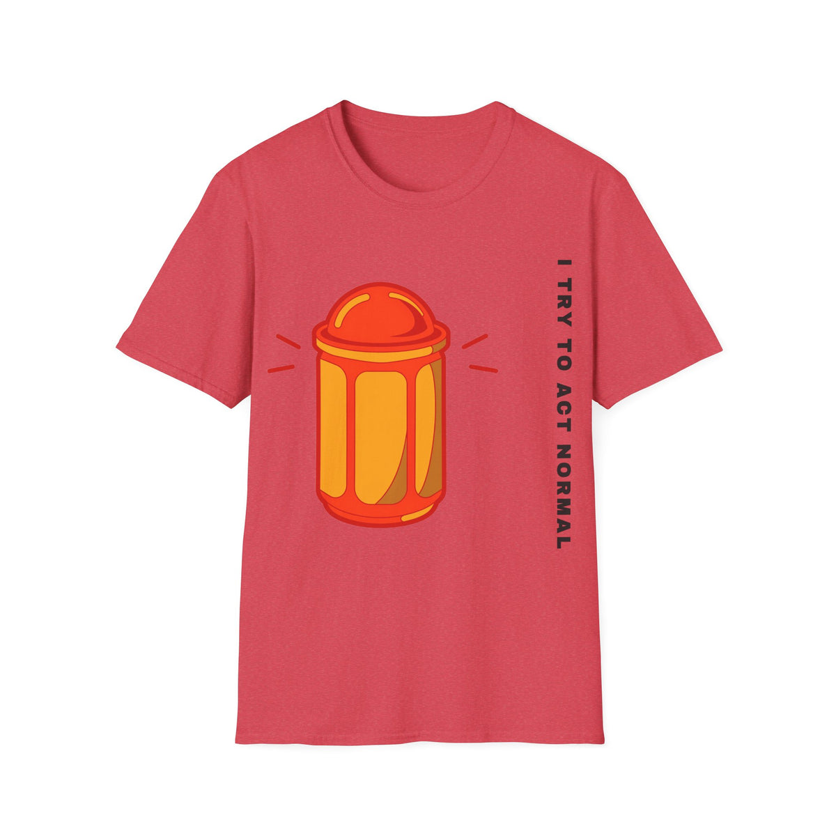 T-Shirt — 'I Try to Be a Grown-Up' Cartoon Fire Hydrant Graphic Tee - Trending Now - September 2026