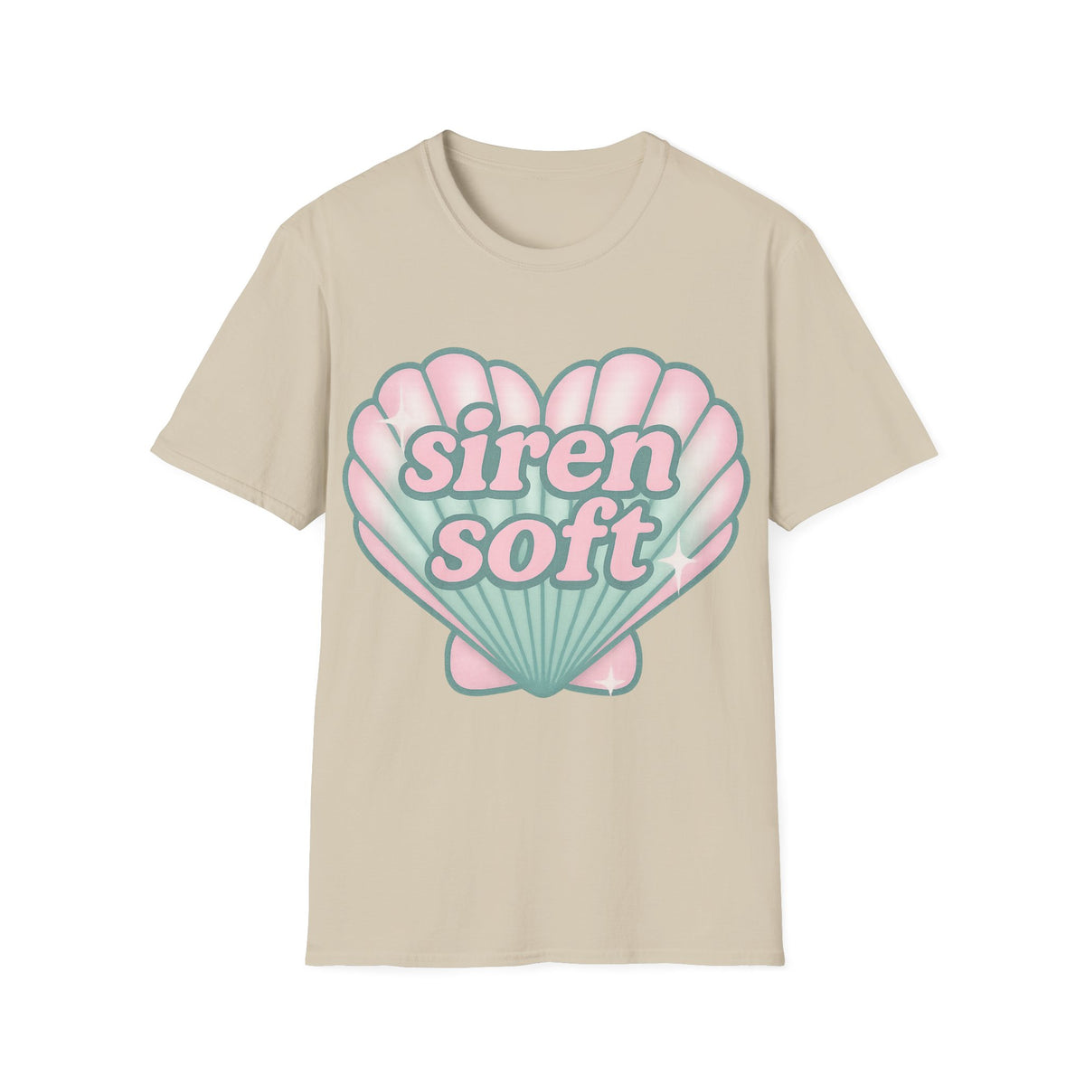 Siren Soft Shell Tee — Cute Pastel Shell Graphic T-Shirt - Trending Now - September 2026