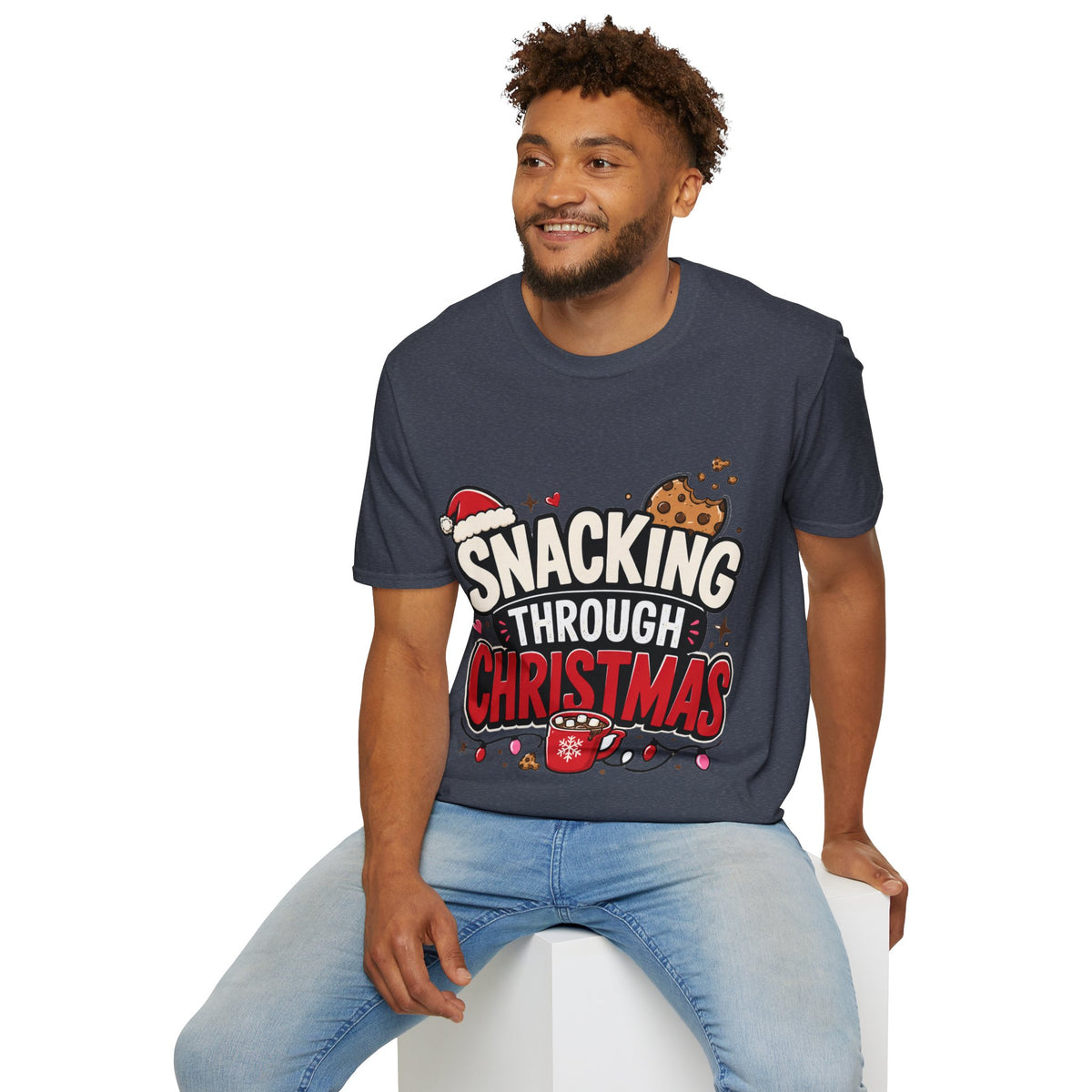 Snacking Through Christmas T-Shirt — Funny Holiday Cookie Tee