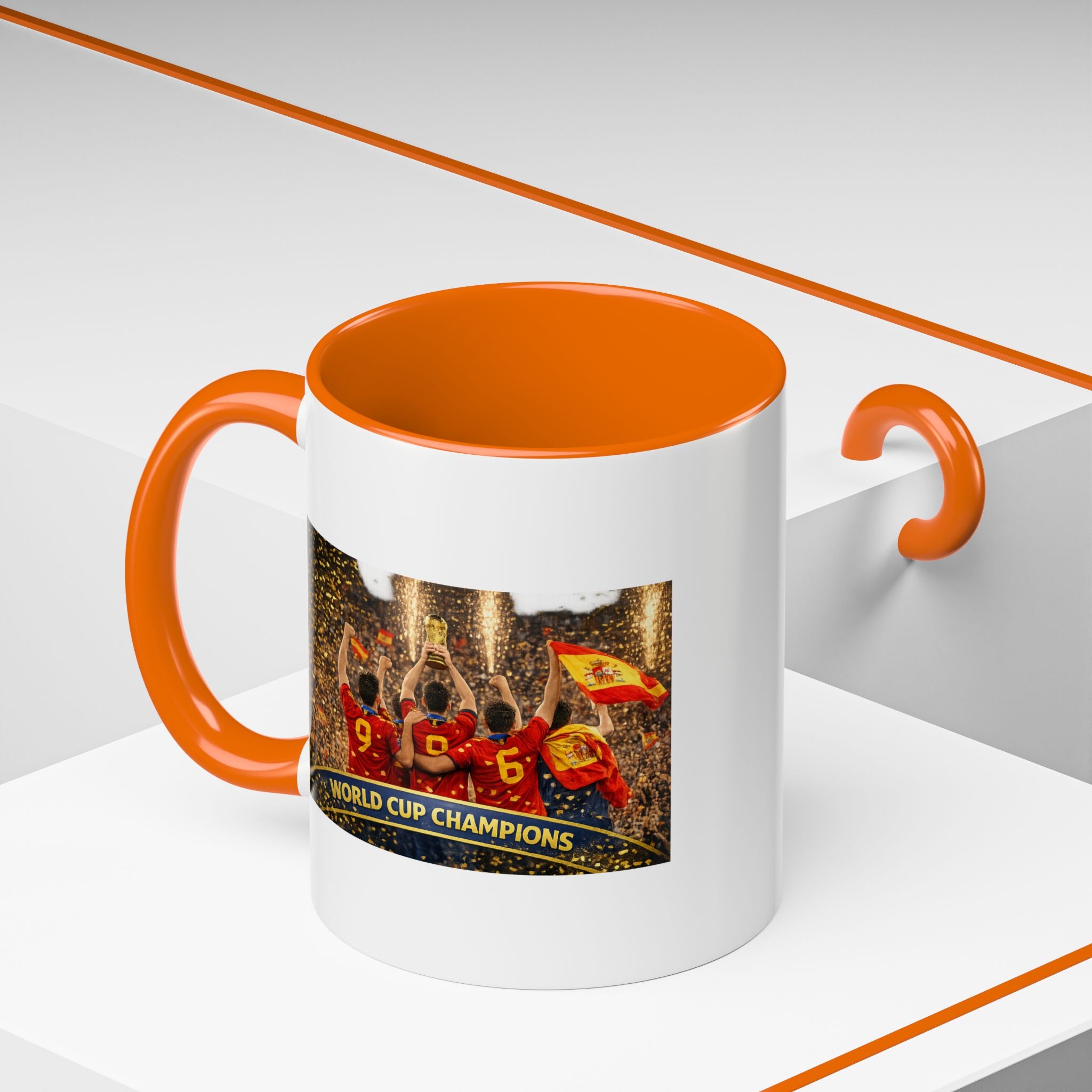 World Cup Champions Soccer Coffee Mug — Team Celebration Accent Mug
