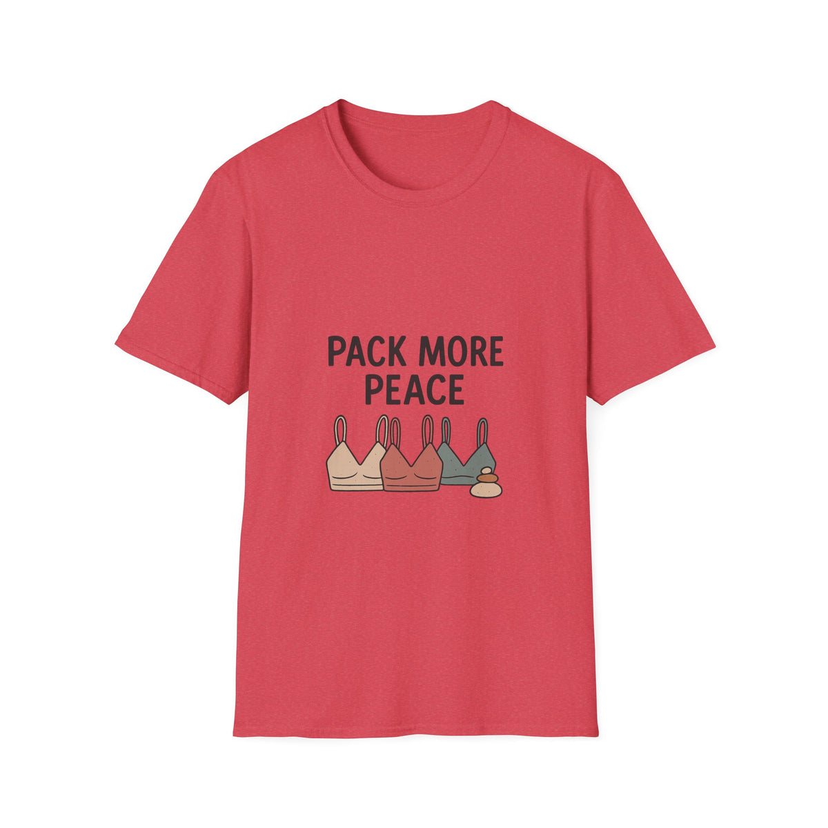 Pack More Peace T-Shirt — Minimalist Yoga / Mindfulness Tee - Trending Now - October 2026