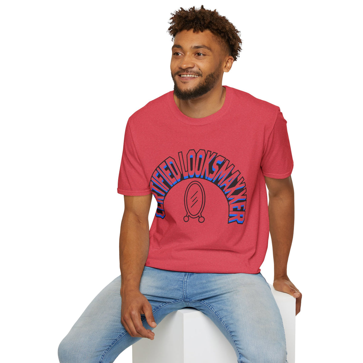T-Shirt — "Certified Looksmaker" Graphic Tee with Hand Mirror Design - Trending Now - August 2026
