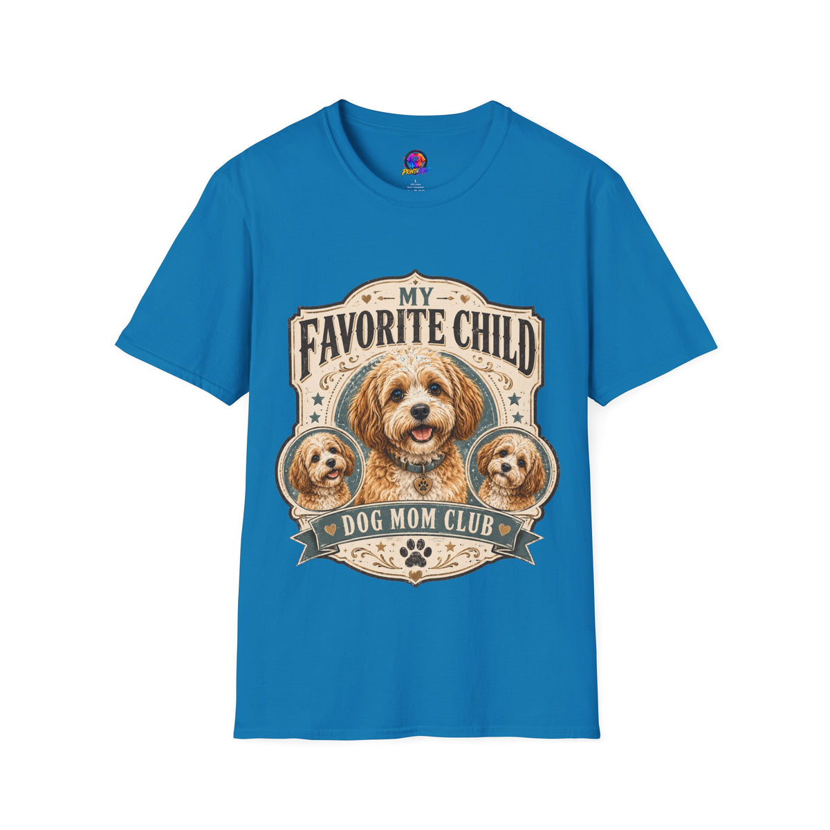 My Favorite Child Dog Mom Club T-Shirt — Cute Puppy Pet Lover Tee
