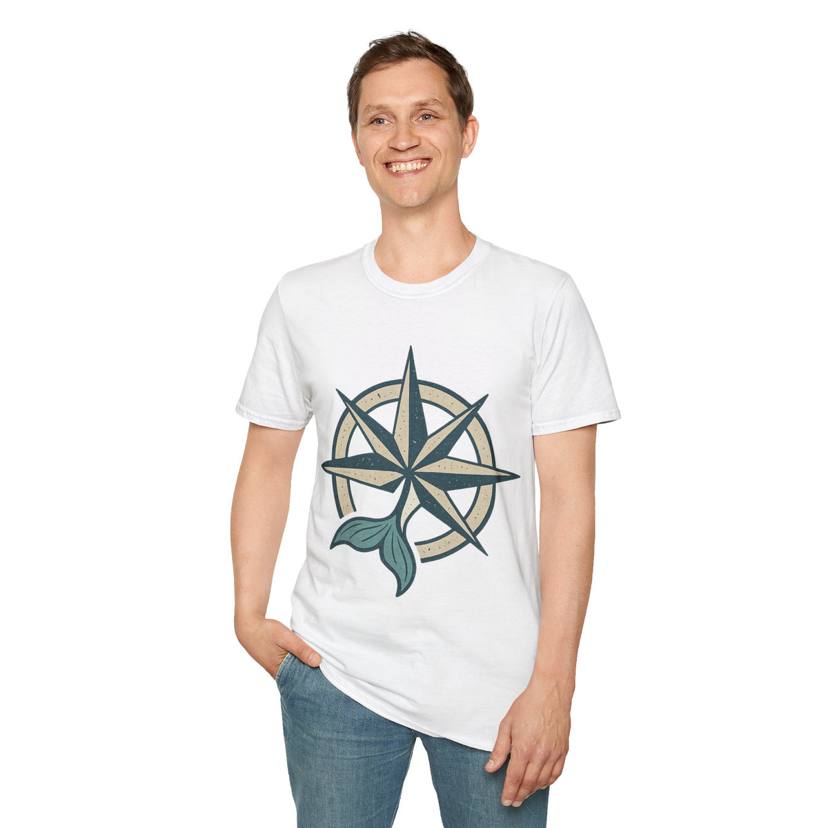 Compass Rose T-Shirt — Nautical Travel Graphic Tee - Trending Now - September 2026