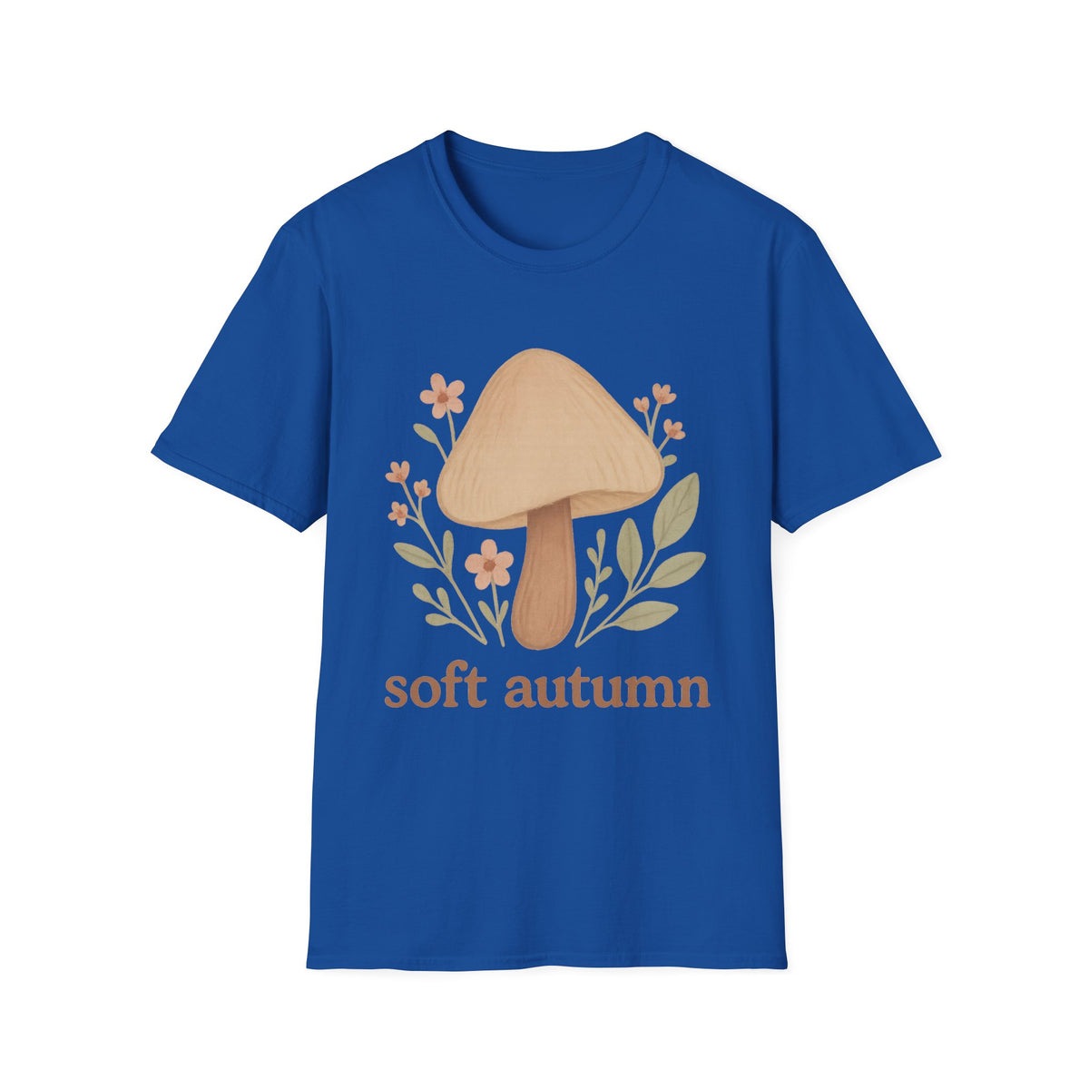 Mushroom Graphic T-Shirt — 'soft autumn' Cozy Nature Tee - Trending Now - September 2026