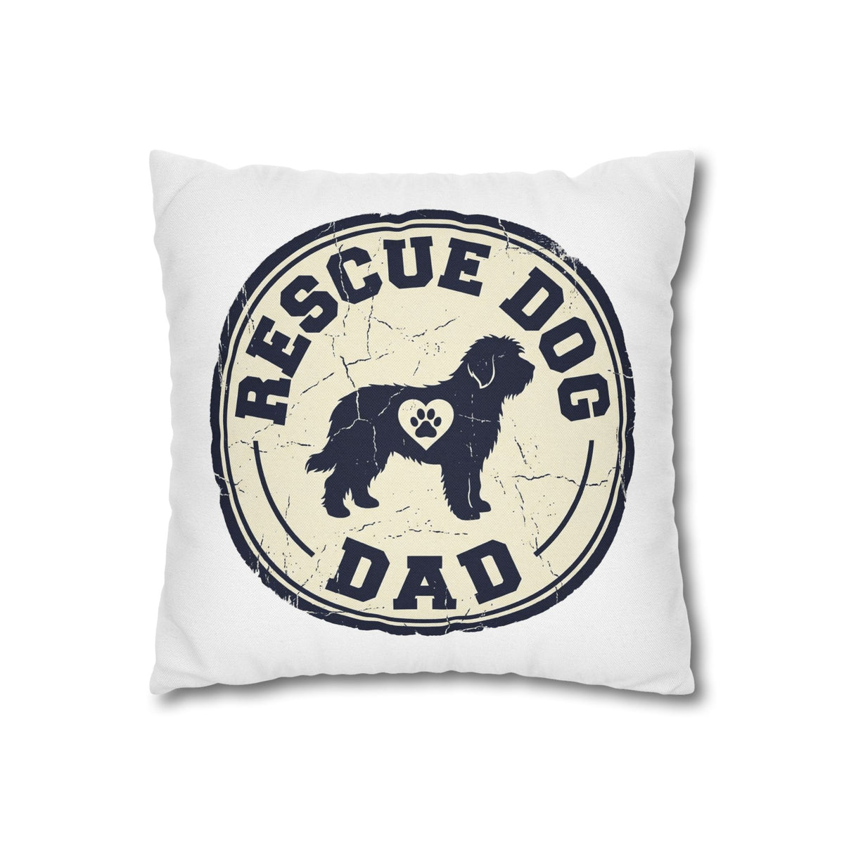 Funny Rescue Dog Dad Pillowcase