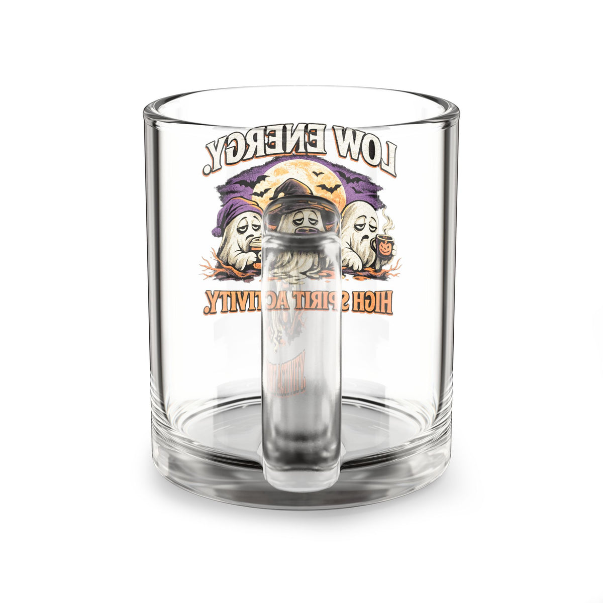 Halloween Glass Mug 10 oz  Glass Mug, 10oz
