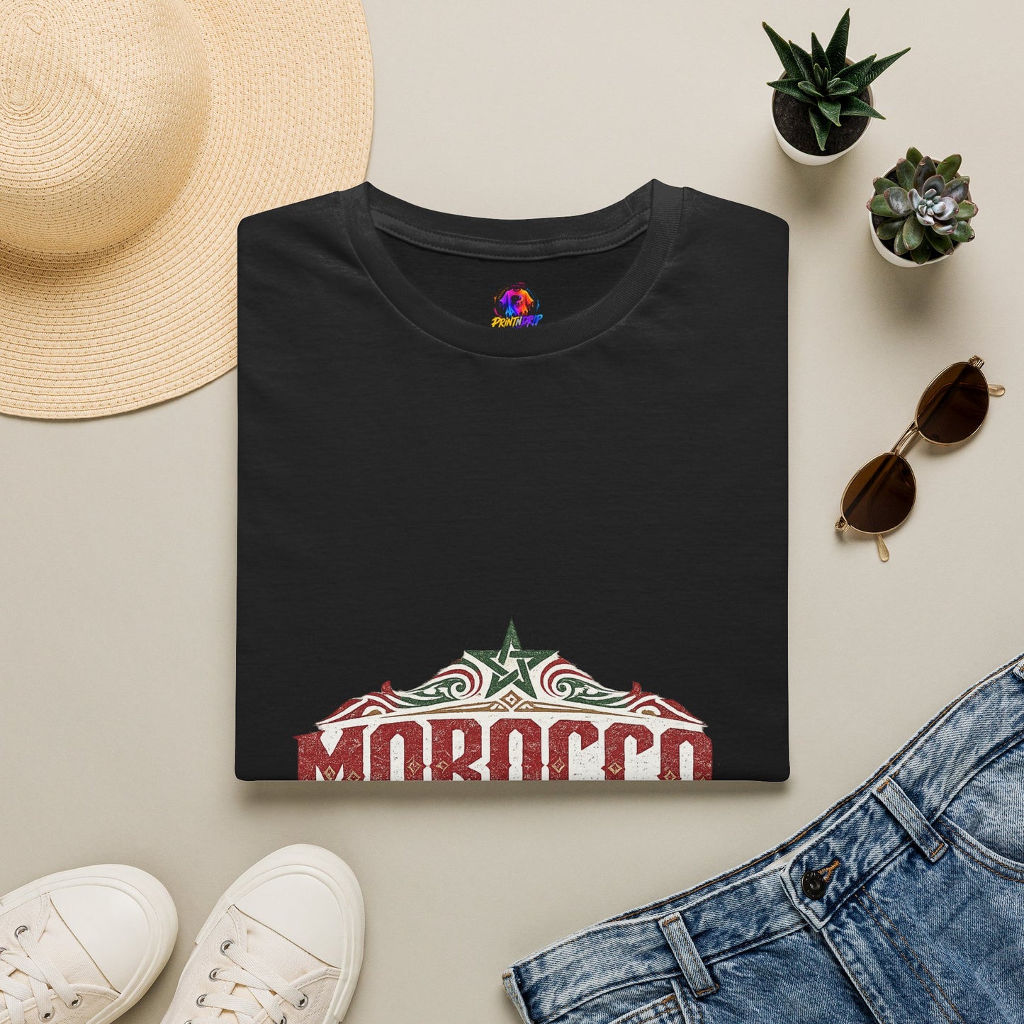 Morocco Vintage Graphic T-Shirt — Retro Travel Tee