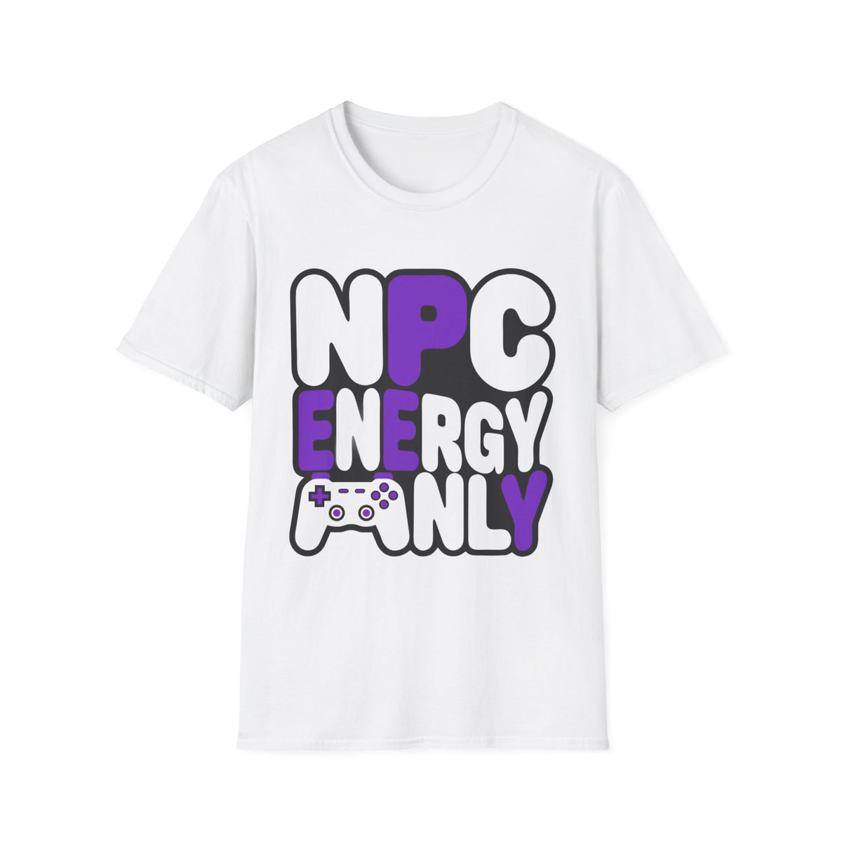 NPC Energy Only T-Shirt — Gamer Graphic Tee - Trending Now - August 2026