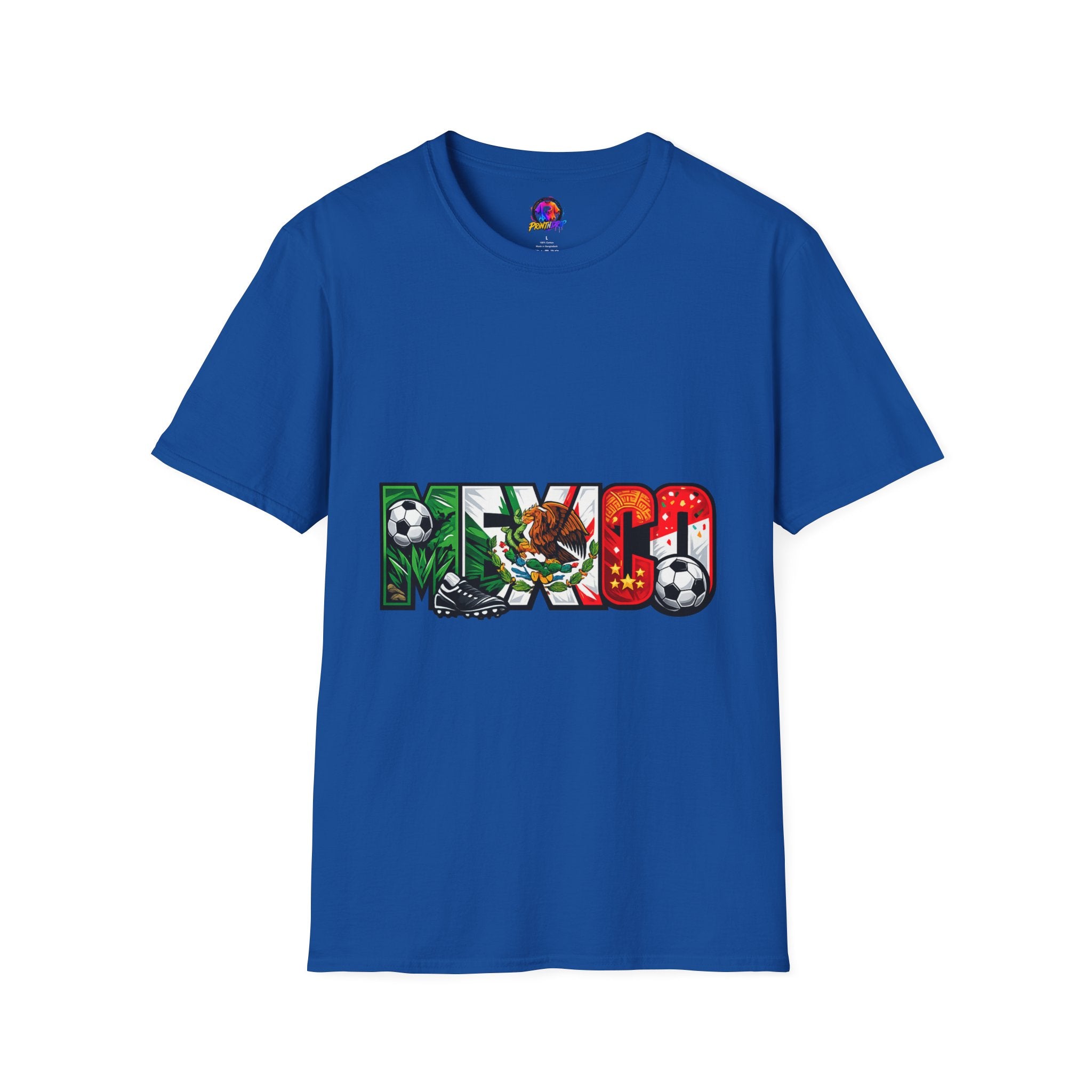 Mexico Soccer T-Shirt — Mexican Flag Football Pride Tee