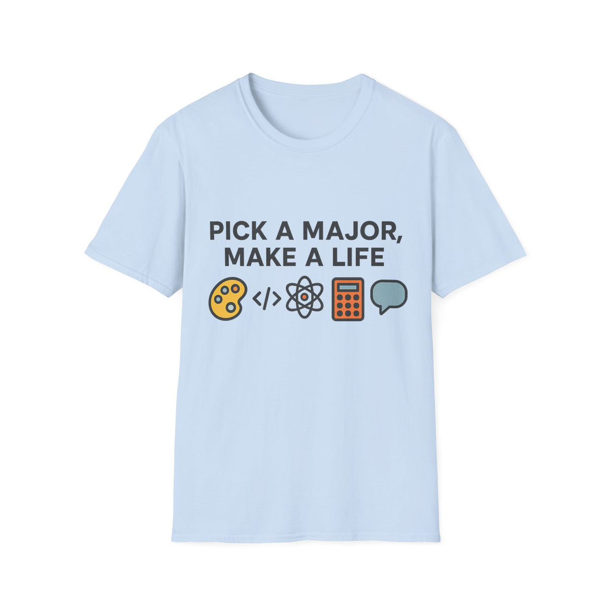 Pick a Major T-Shirt — Funny College Major Emoji Tee - Trending Now - August 2026