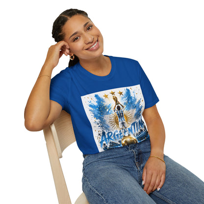 Argentina World Champions T‑Shirt — Soccer World Cup 3 Stars Tribute