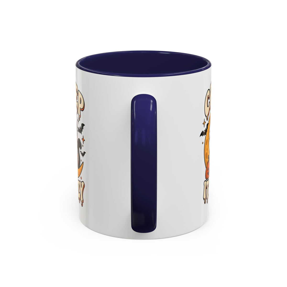 Creepy It Cozy Black Cat Halloween Accent Coffee Mug (11/15oz)