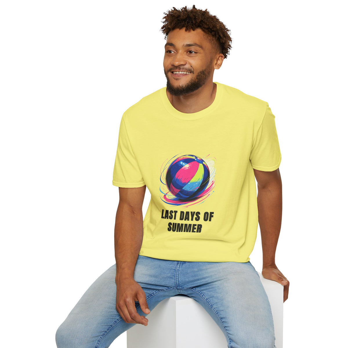 Last Days of Summer T-Shirt — Colorful Beach Ball Graphic Tee - Trending Now - August 2026
