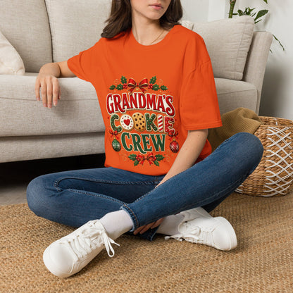 Grandma's Cookie Crew T-Shirt — Festive Christmas Baking Tee