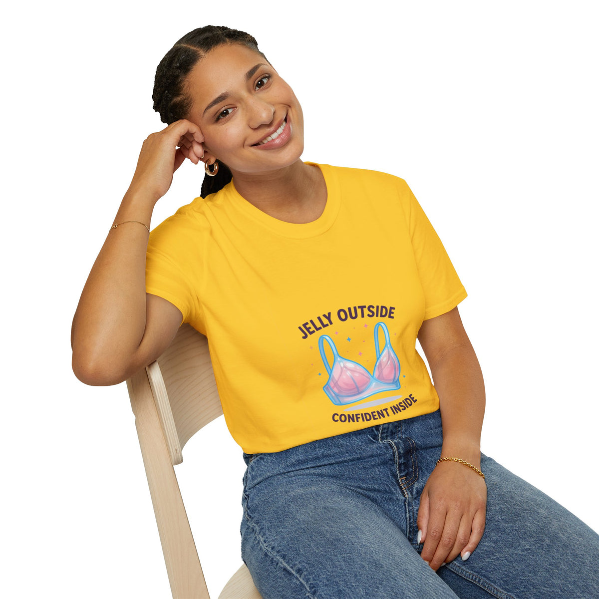 T-Shirt — "Jelly Outside, Confident Inside" Bikini Illustration- Trending Now - October 2026