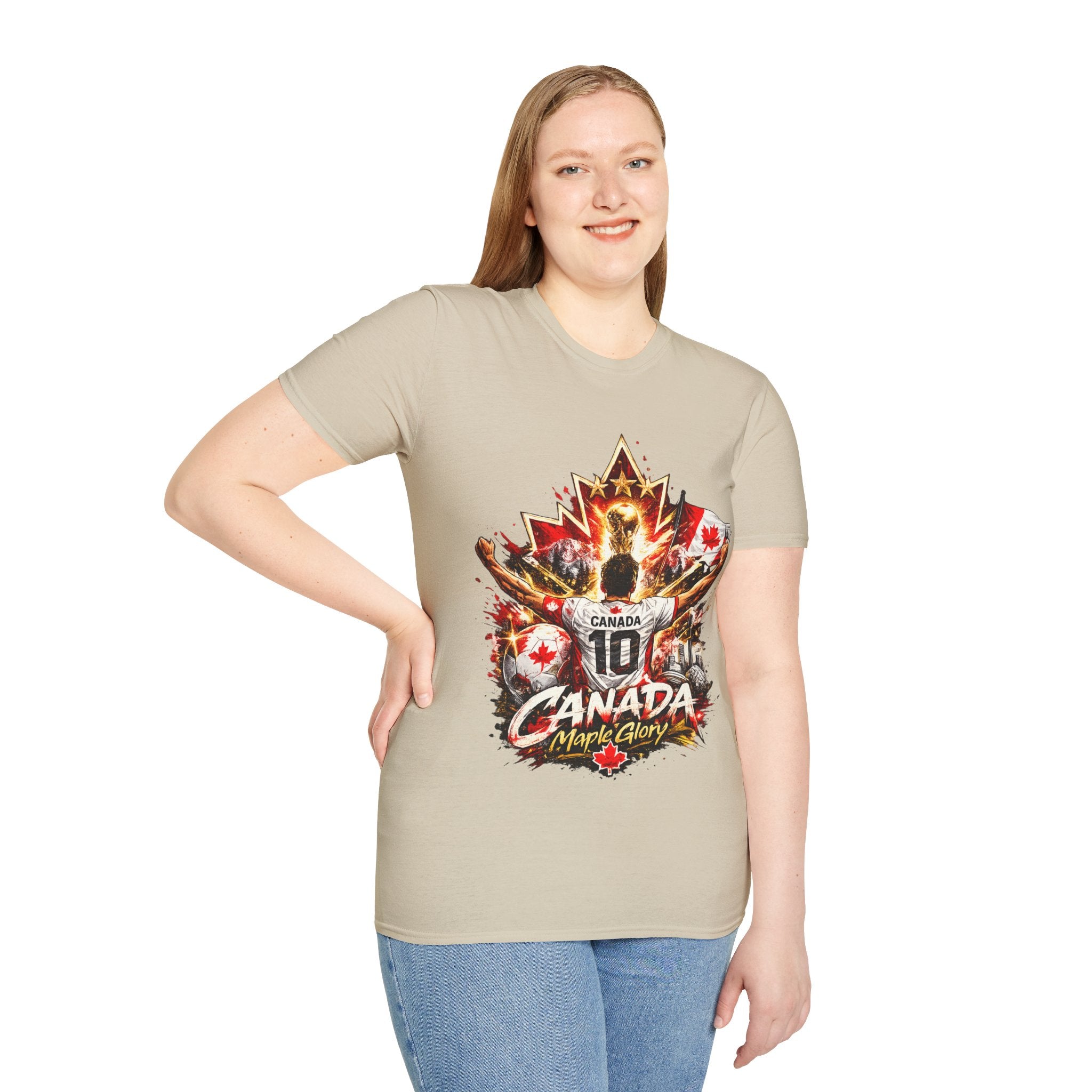 Canada Maple Glory T‑Shirt — Vintage Canadian Maple Leaf Graphic Tee