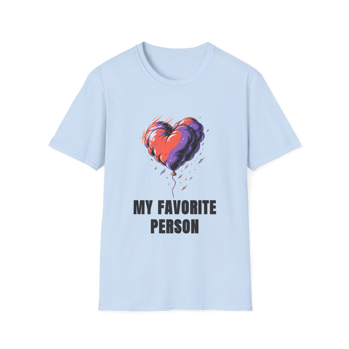 Heart Graphic T-Shirt — "My Favorite Person" Casual Tee - Trending Now - August 2026