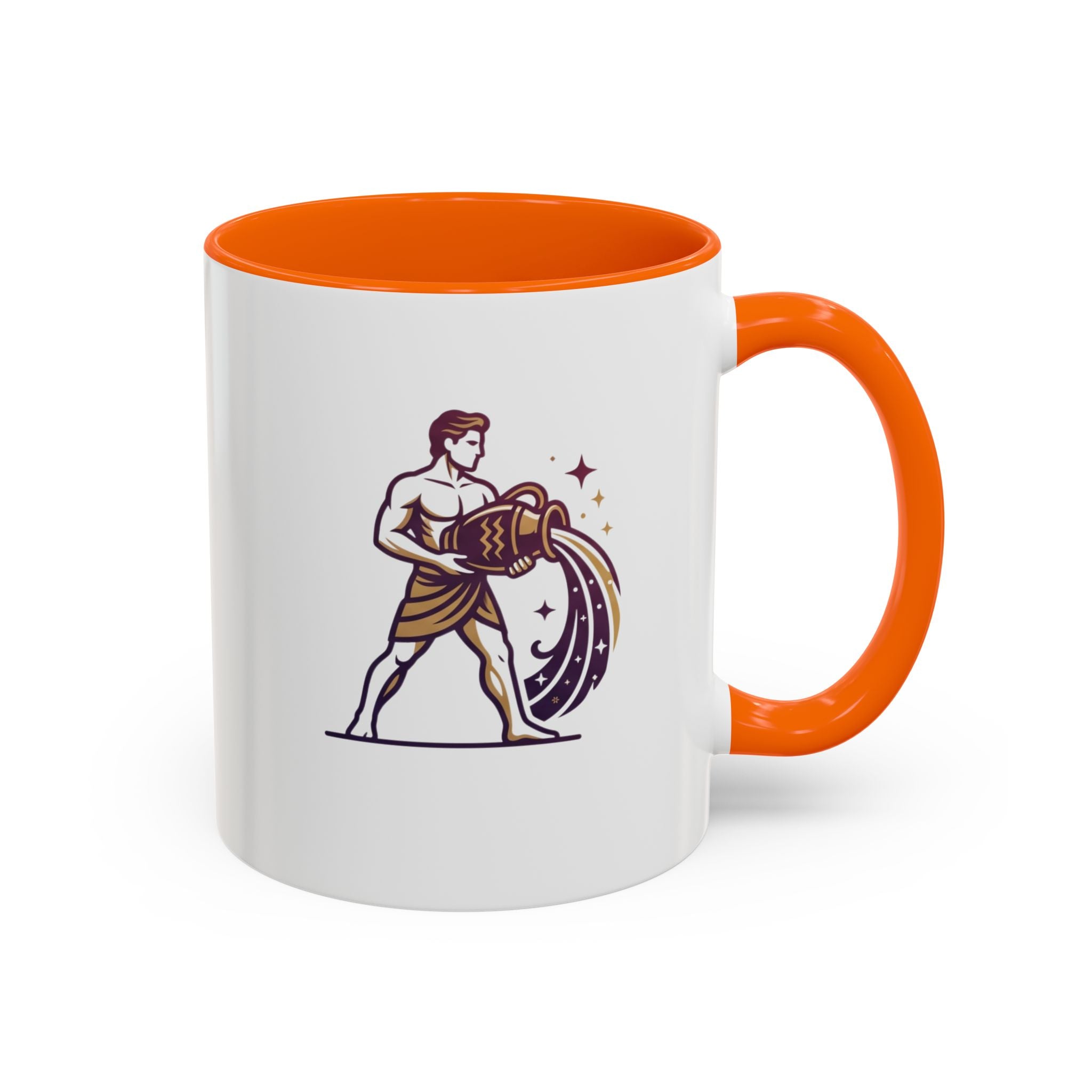 Aquarius Zodiac Coffee Mug — Water Bearer Astrology Gift