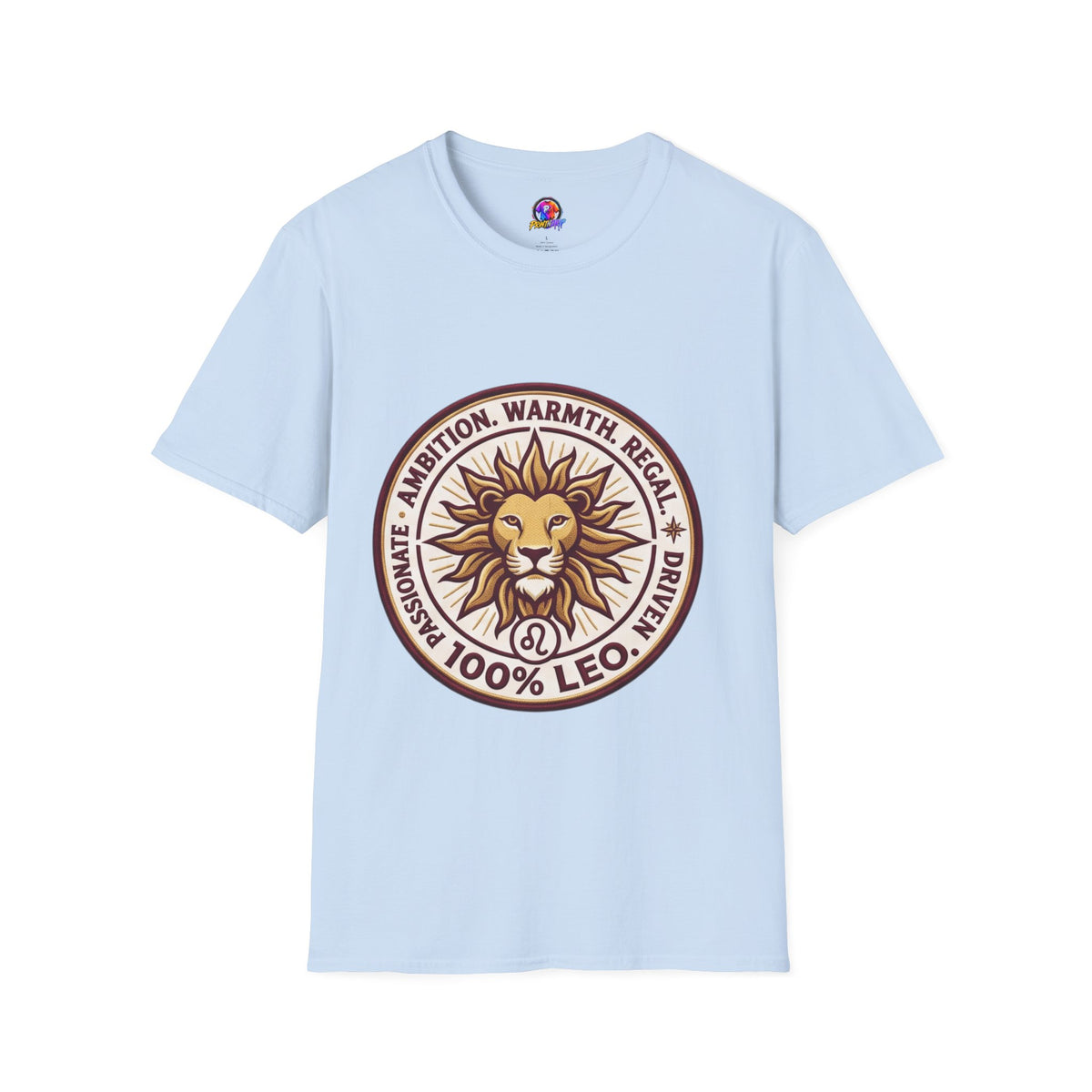 Leo Zodiac Lion T-Shirt — Ambition, Warmth & Regal Pride Graphic Tee