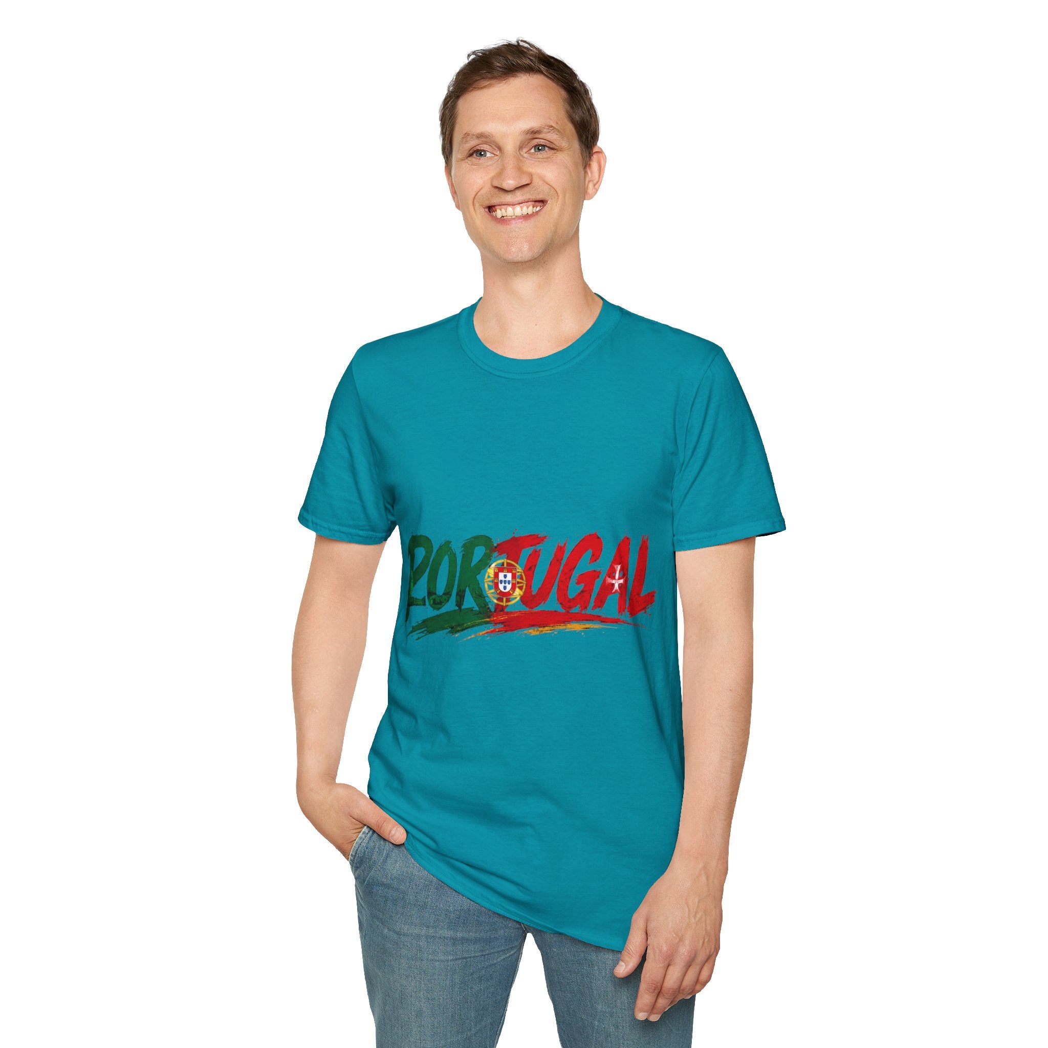 Portugal Flag Script T-Shirt — Portuguese Pride Tee