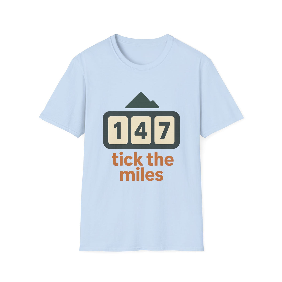 T-Shirt — 'Tick the Miles' Mileage Counter Graphic Tee - Trending Now - September 2026
