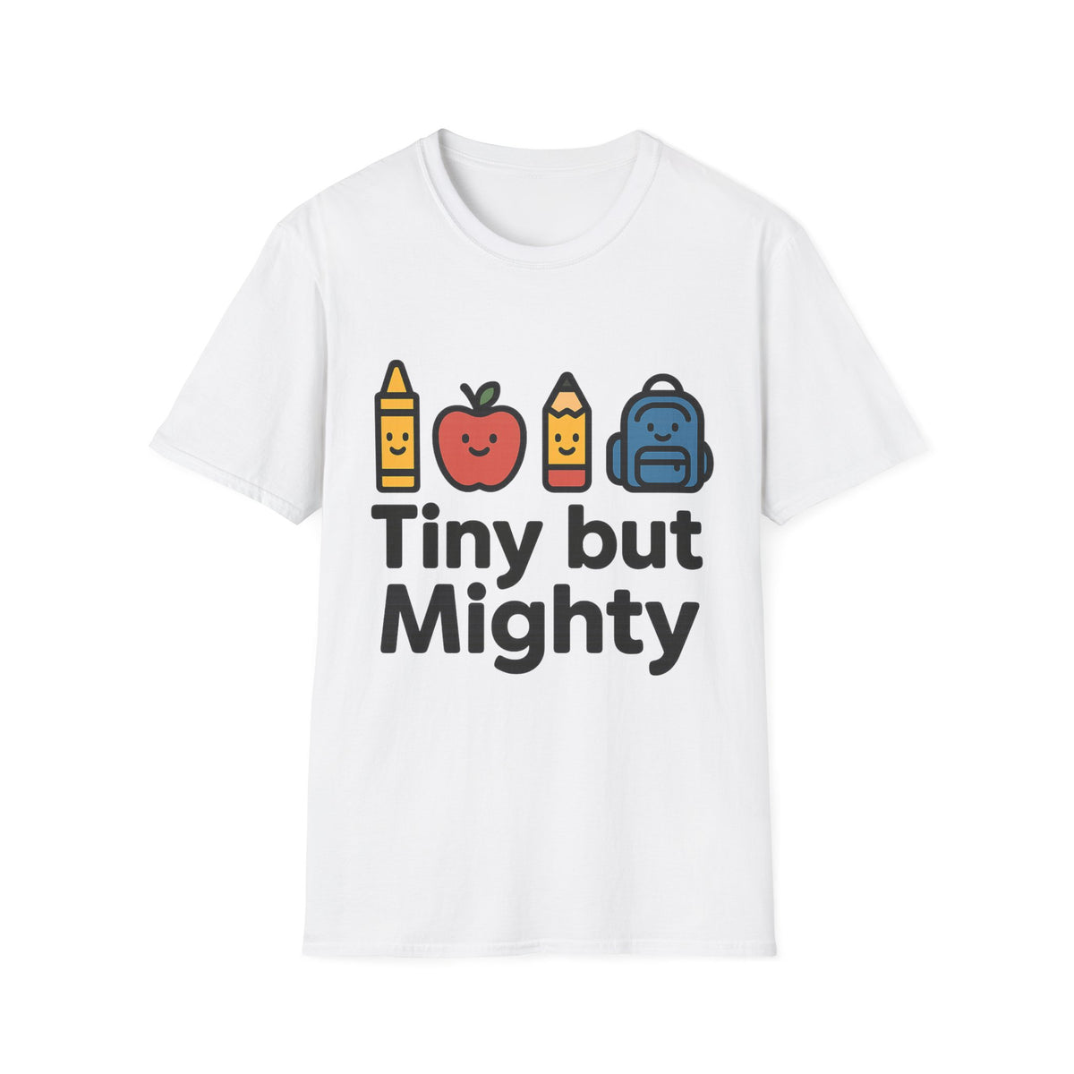 Cute School Supplies Graphic T‑Shirt — Pencil Apple Crayon Backpack Design - Trending Now - August 2026