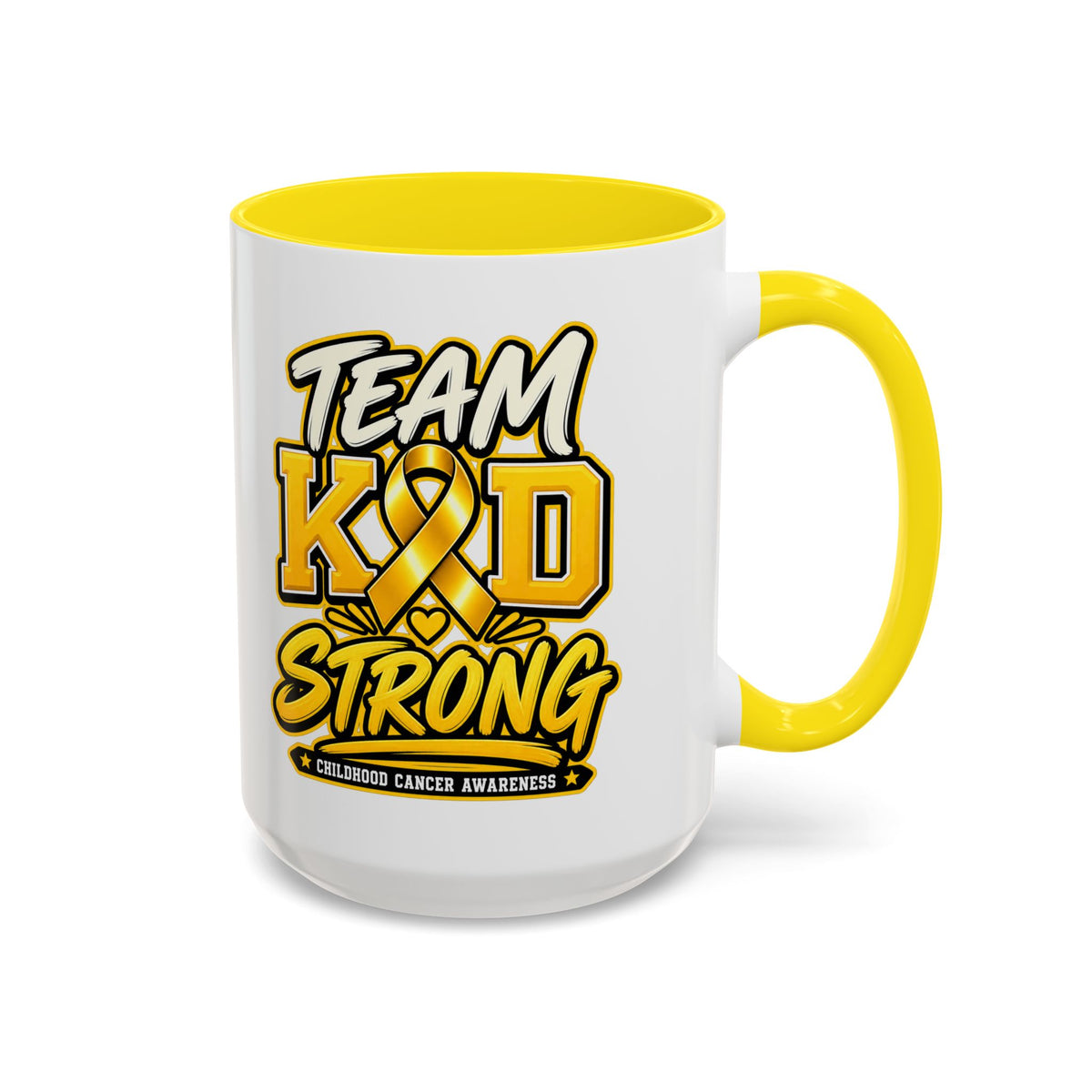Team KID Strong Childhood Cancer Awareness Coffee Mug