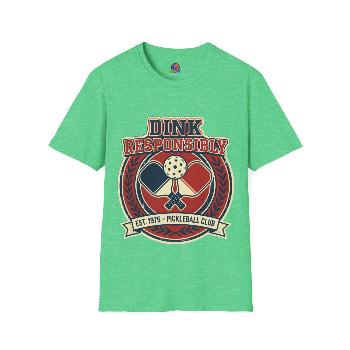 Pickleball T‑Shirt — "Dink Responsibly" Vintage Pickleball Club Tee