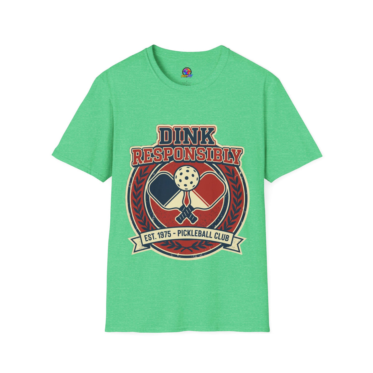 Pickleball T‑Shirt — "Dink Responsibly" Vintage Pickleball Club Tee