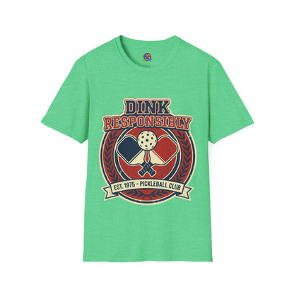 Pickleball T‑Shirt — "Dink Responsibly" Vintage Pickleball Club Tee