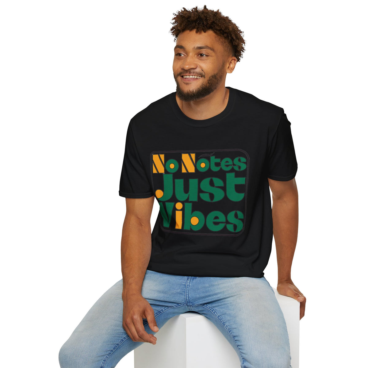 Just Vibes T‑Shirt — "No Notes Just Vibes" Retro Graphic Tee - Trending Now - August 2026