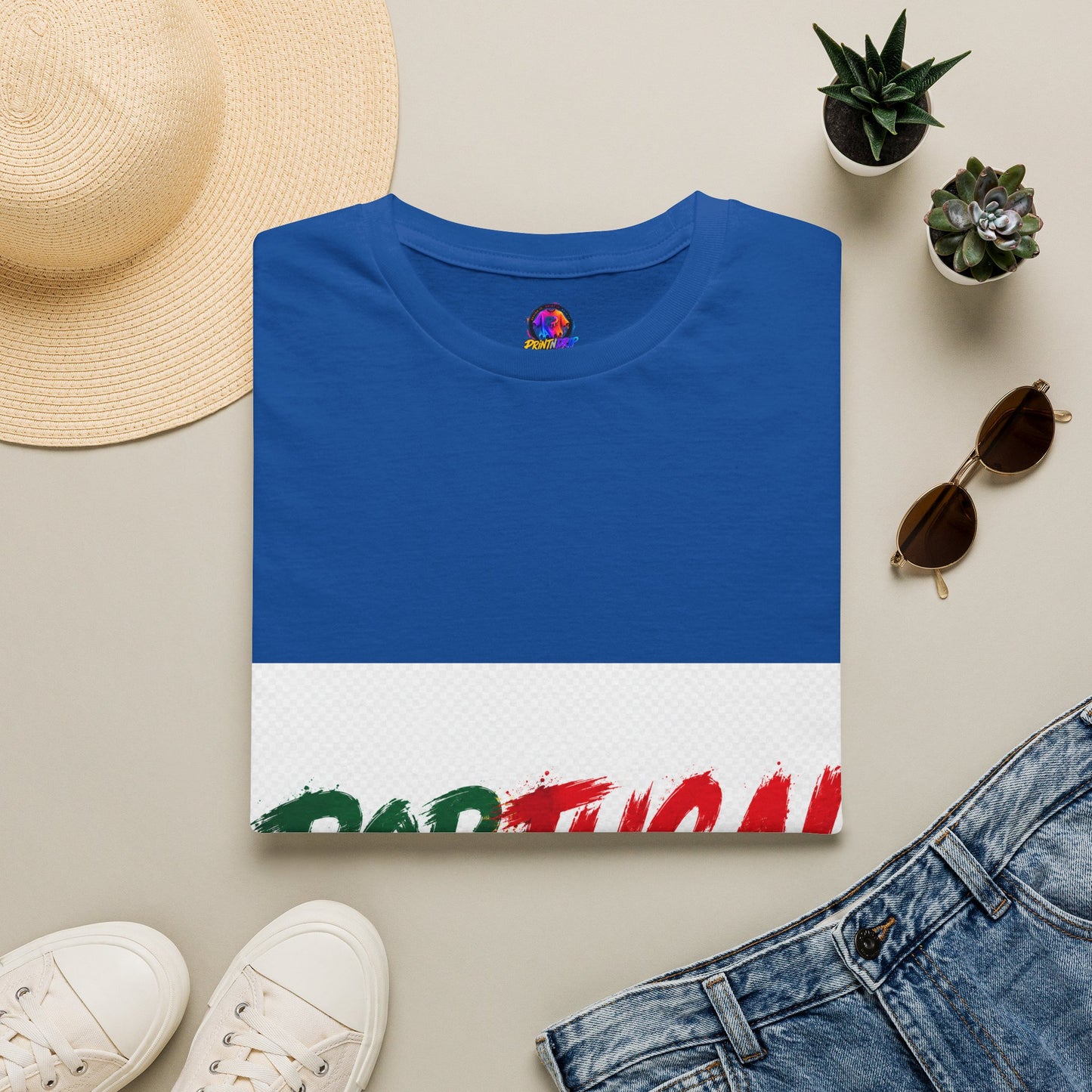 Portugal Flag Script T-Shirt — Portuguese Pride Tee