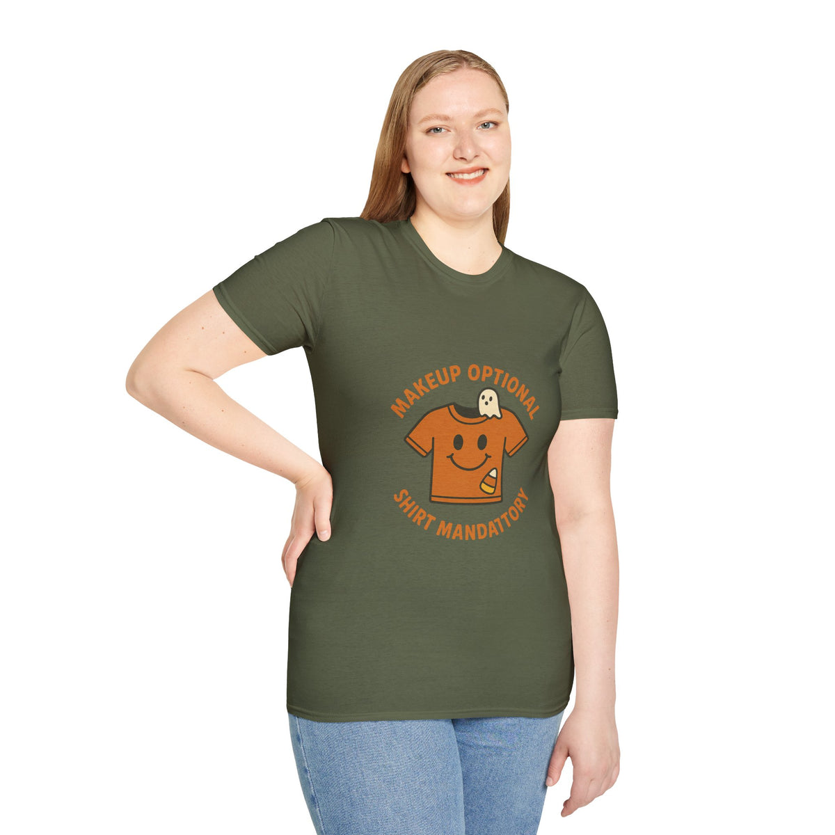 Cute Gingerbread 'Baked Optional, Plant-Based' T-Shirt - Trending Now - October 2026