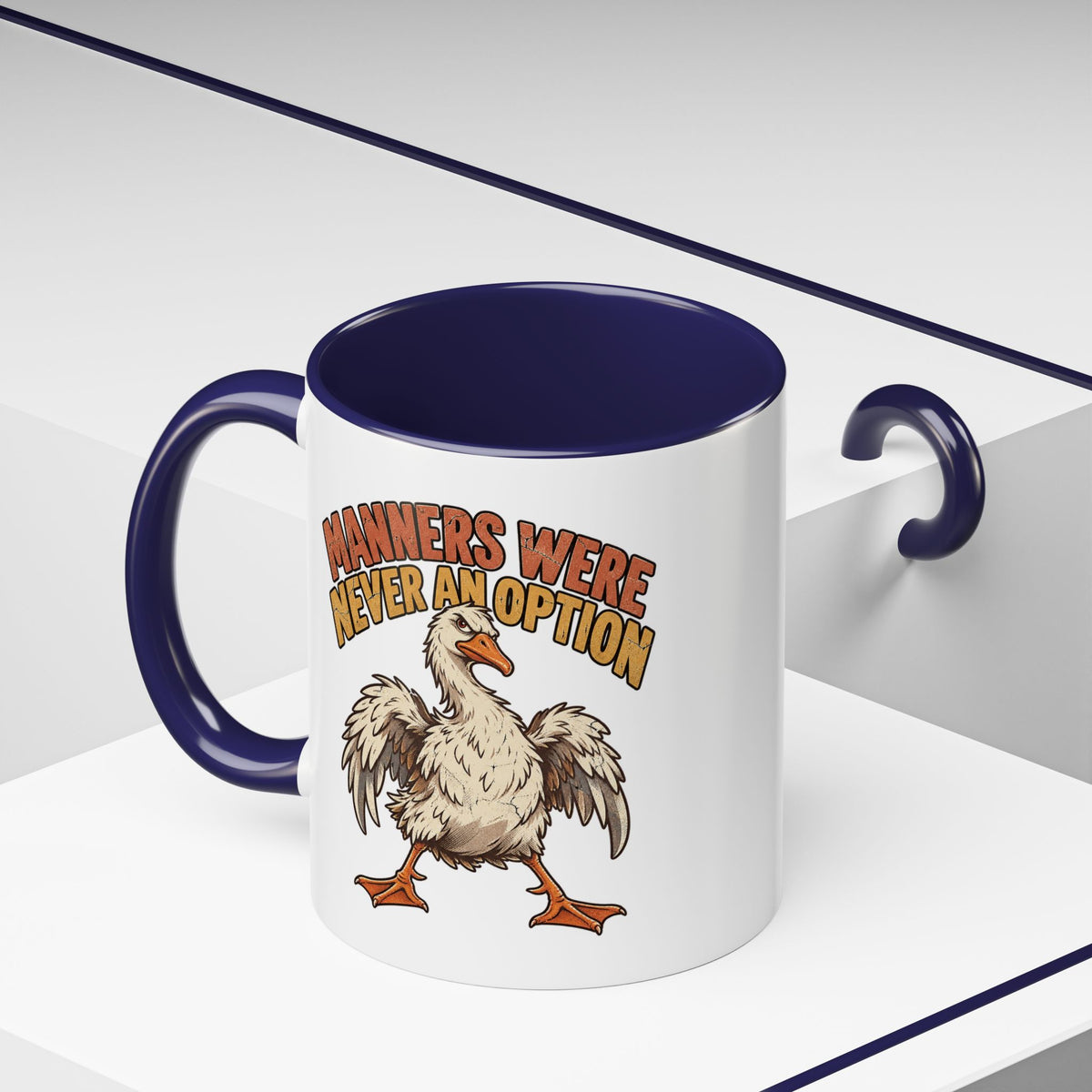 Manners Were Never An Option Funny And Witty  Coffee Mug