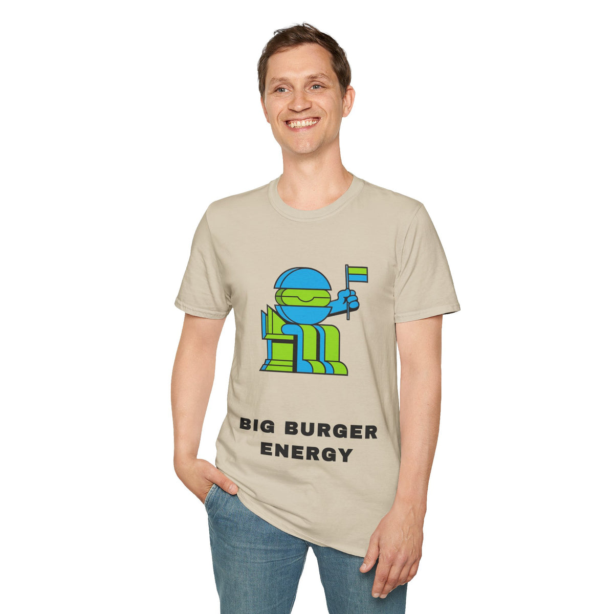 Big Burger Energy T-Shirt — Cute Retro Robot Graphic Tee - Trending Now - September 2026