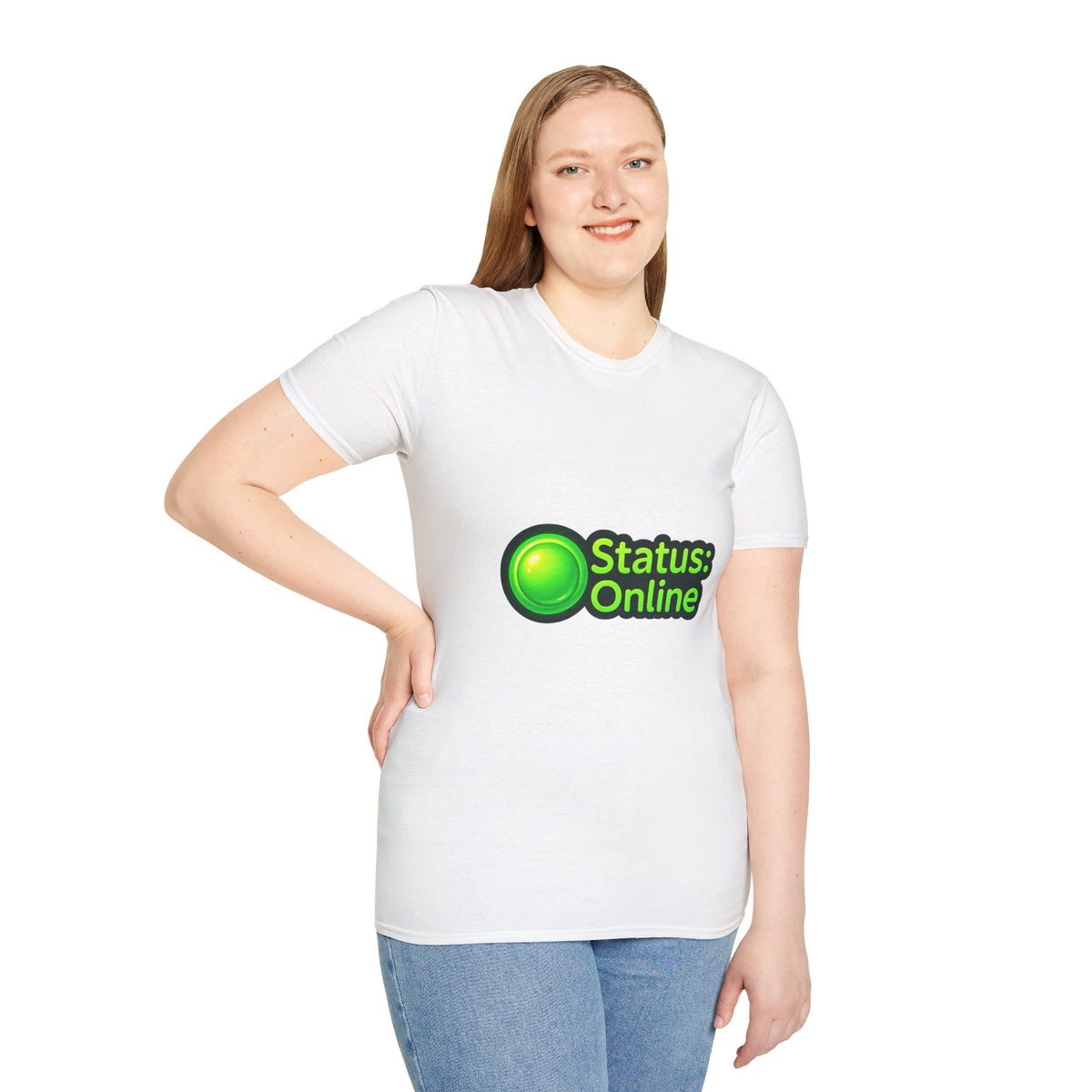 Status Online T-Shirt — Green Online Status Icon Tee - Trending Now - October 2026