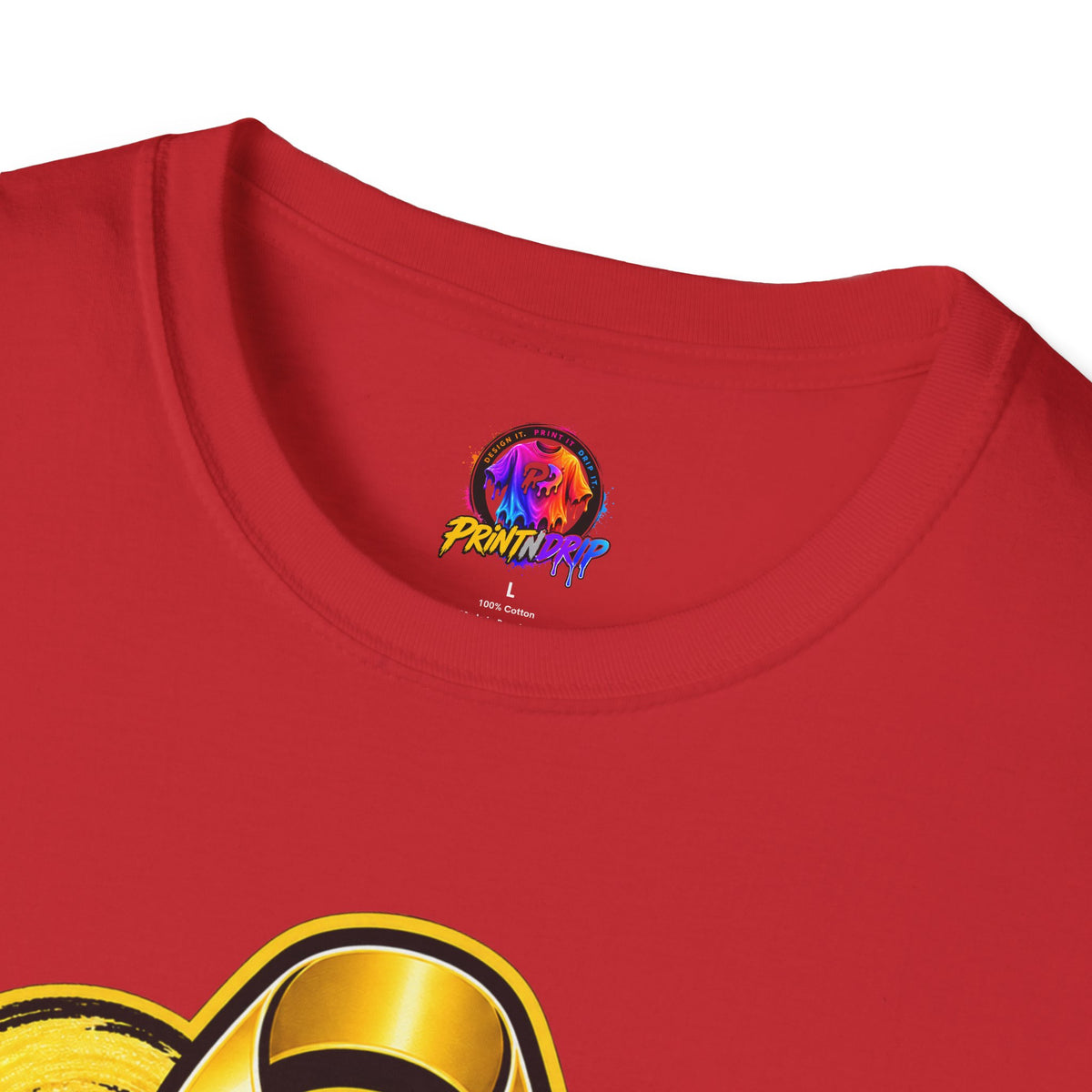 Gold September T-Shirt — Childhood Cancer Awareness Ribbon Tee
