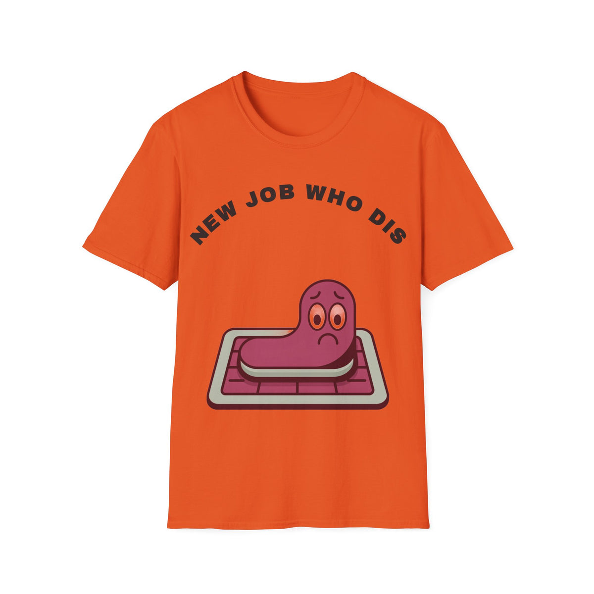 T-Shirt — "New Job Who Dis" Funny Office Cake Graphic Tee - Trending Now - September 2026
