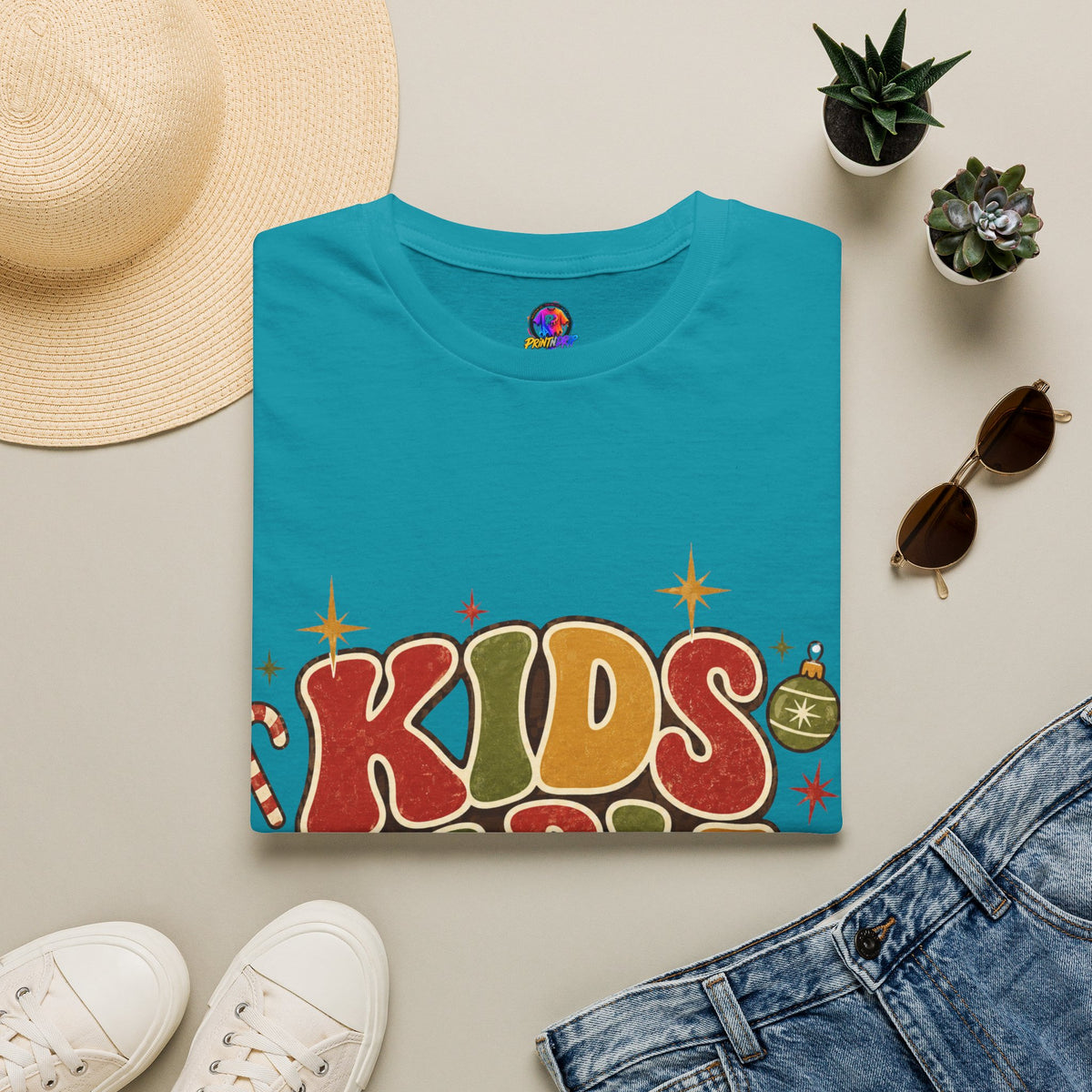 Kids Table Alumni T-Shirt — Retro Holiday Family Dinner Tee